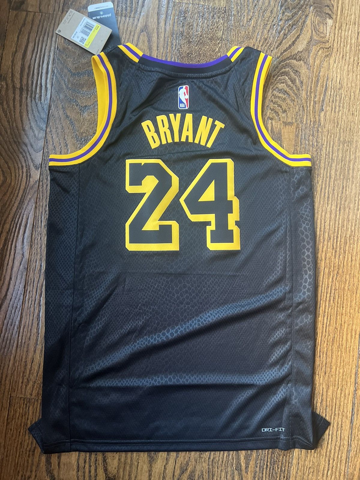 Nike NEW Small Nike Kobe Mamba Lakers City Jersey FN7297-010