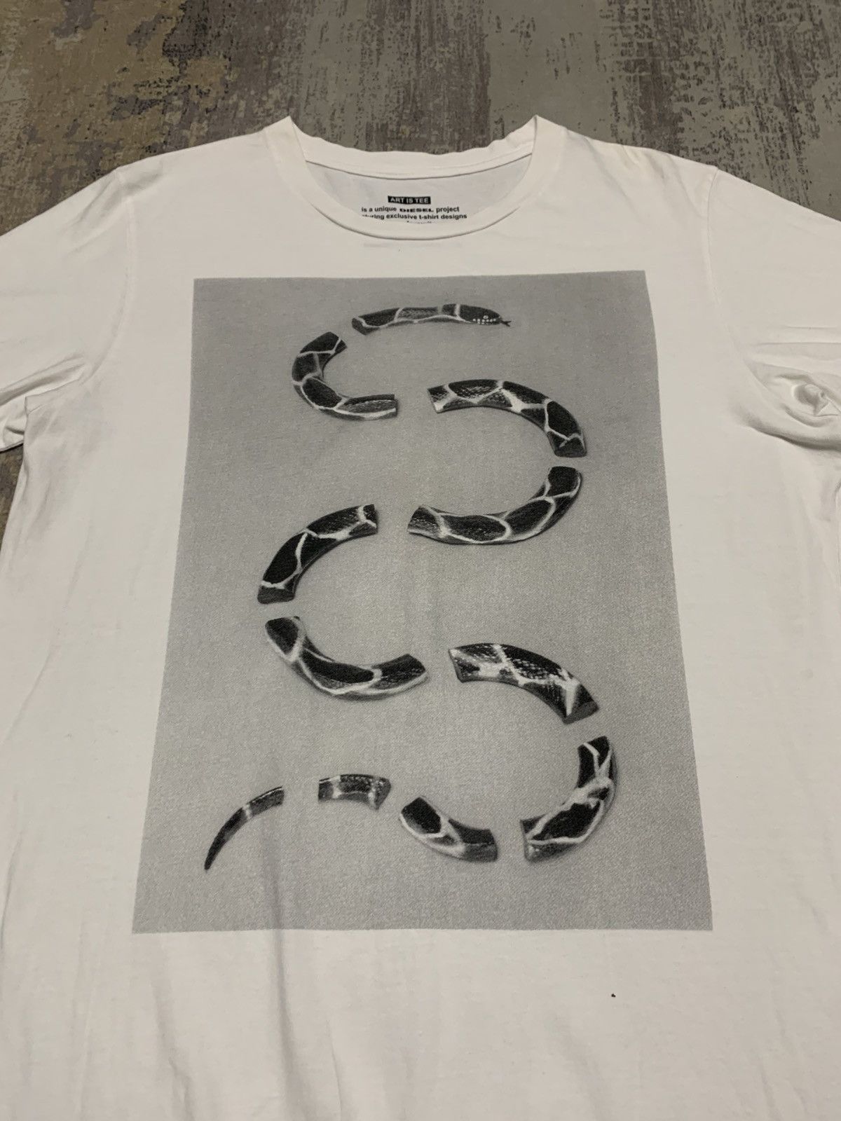 Diesel Y2K Diesel Claudio Majohana Snake Photo Tees Size US M / EU 48-50 / 2 - 2 Thumbnail