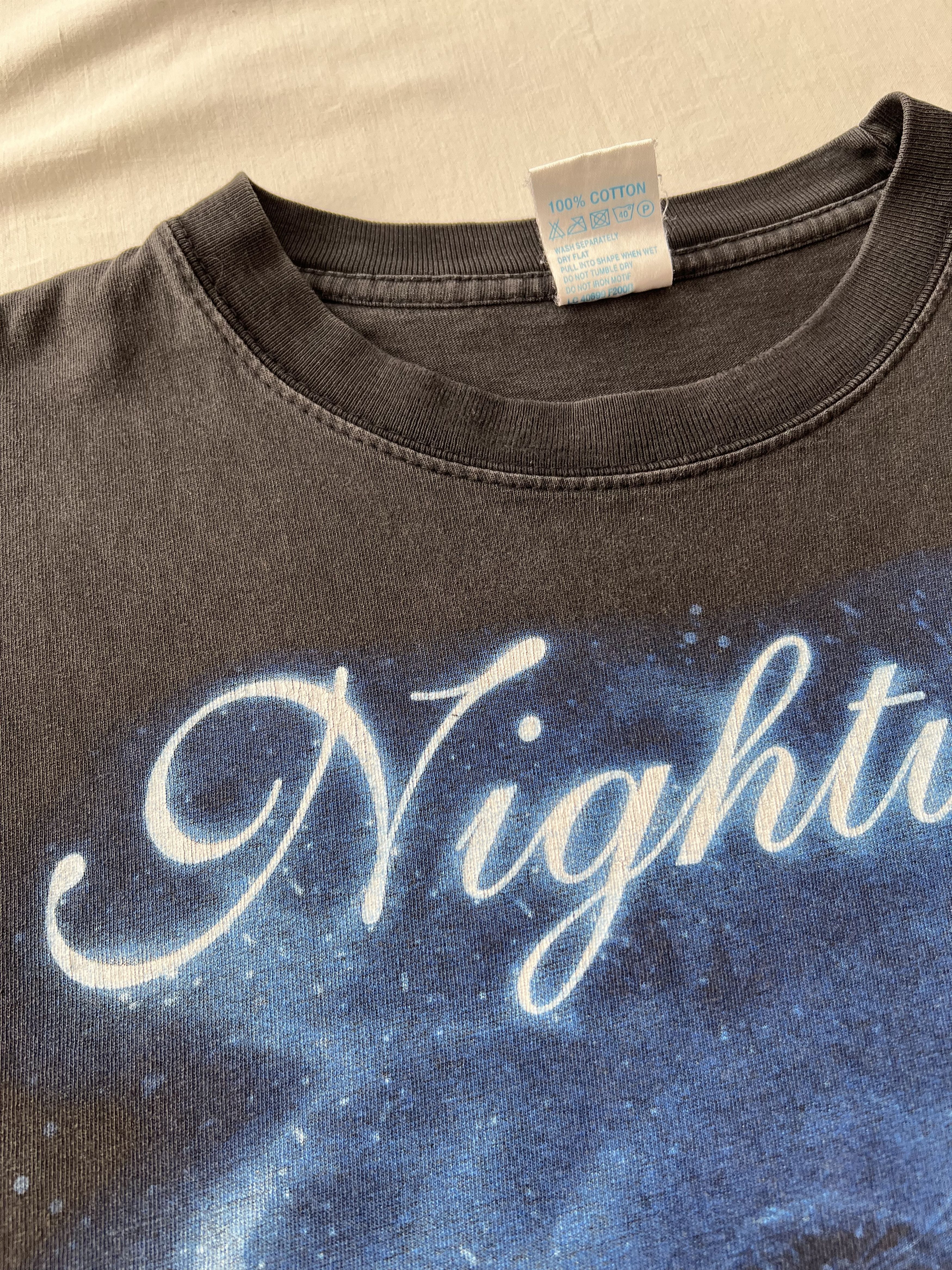 Band Tees Vintage 2005 Nightwish Farewell Metal Band Black T-shirt Size US XL / EU 56 / 4 - 7 Thumbnail