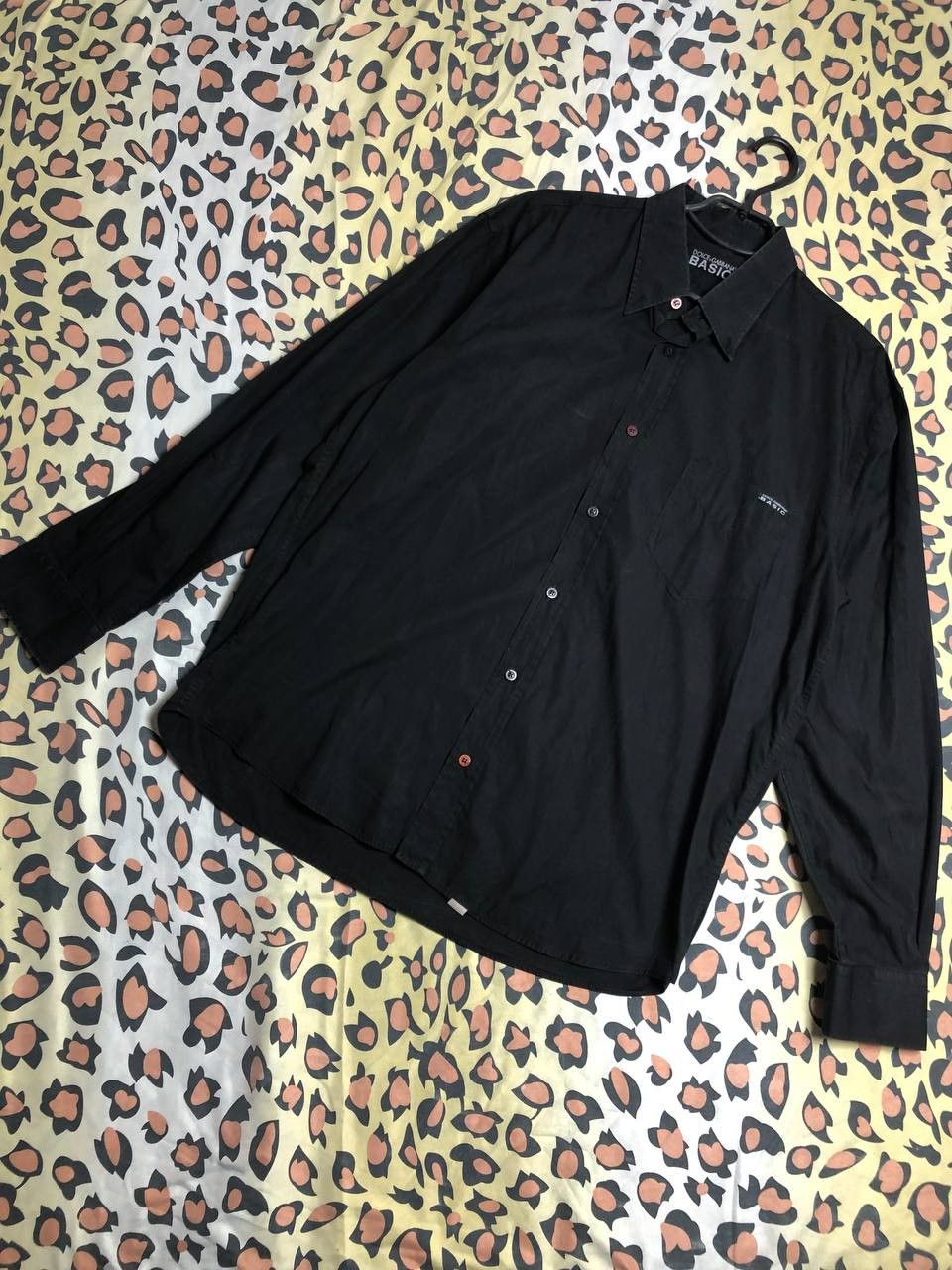 Dolce & Gabbana Dolce & Gabbana Gold Black Basic Shirt Size L Luxury Size US L / EU 52-54 / 3 - 7 Thumbnail