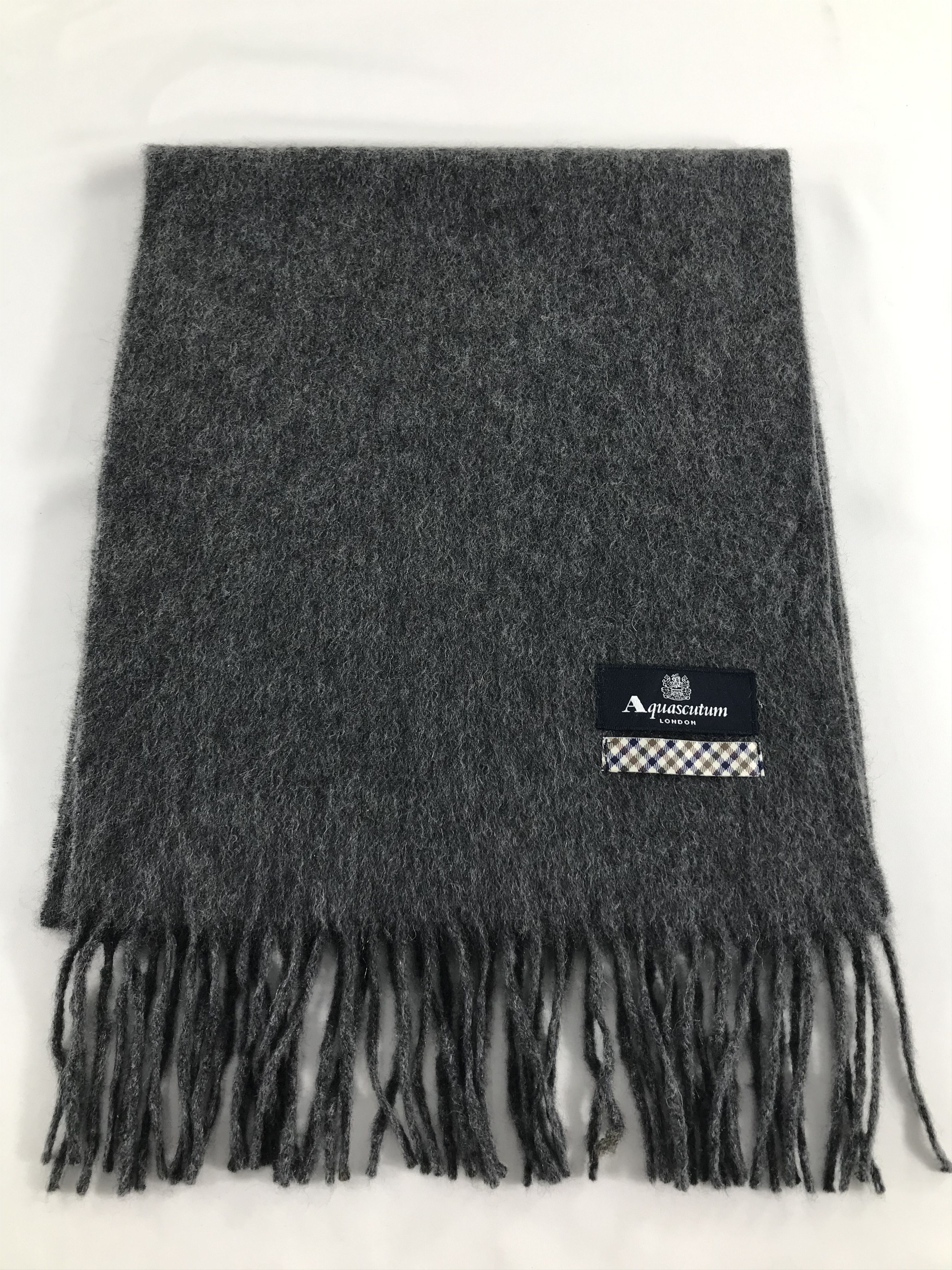 Aquascutum Aquascutum Cashmere Scarf Muffler V443 Size ONE SIZE - 2 Thumbnail