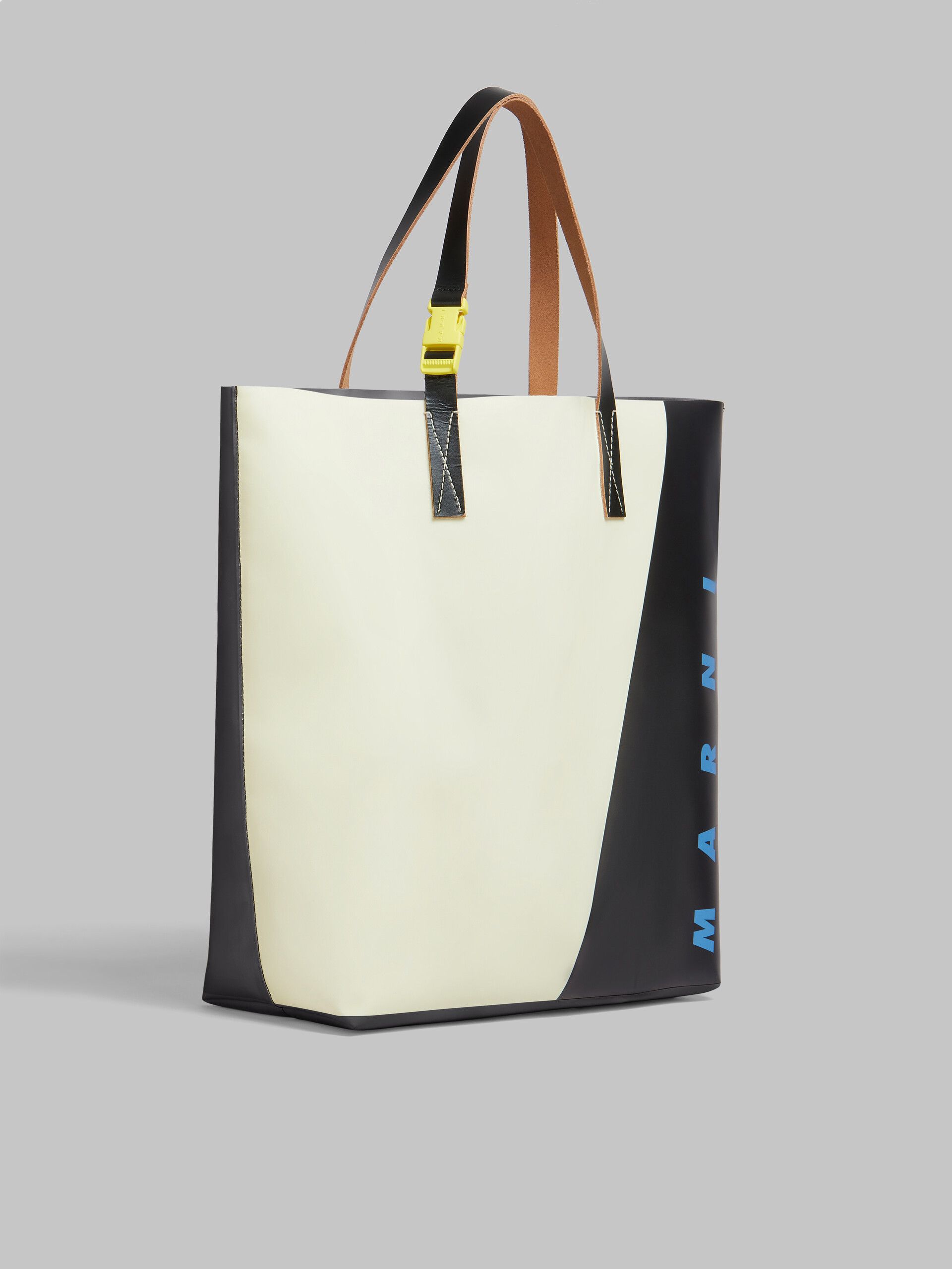 Marni o1s22i1n0924 Size: OS / Tribeca Tote Bag in White/Black Size ONE SIZE - 6 Thumbnail