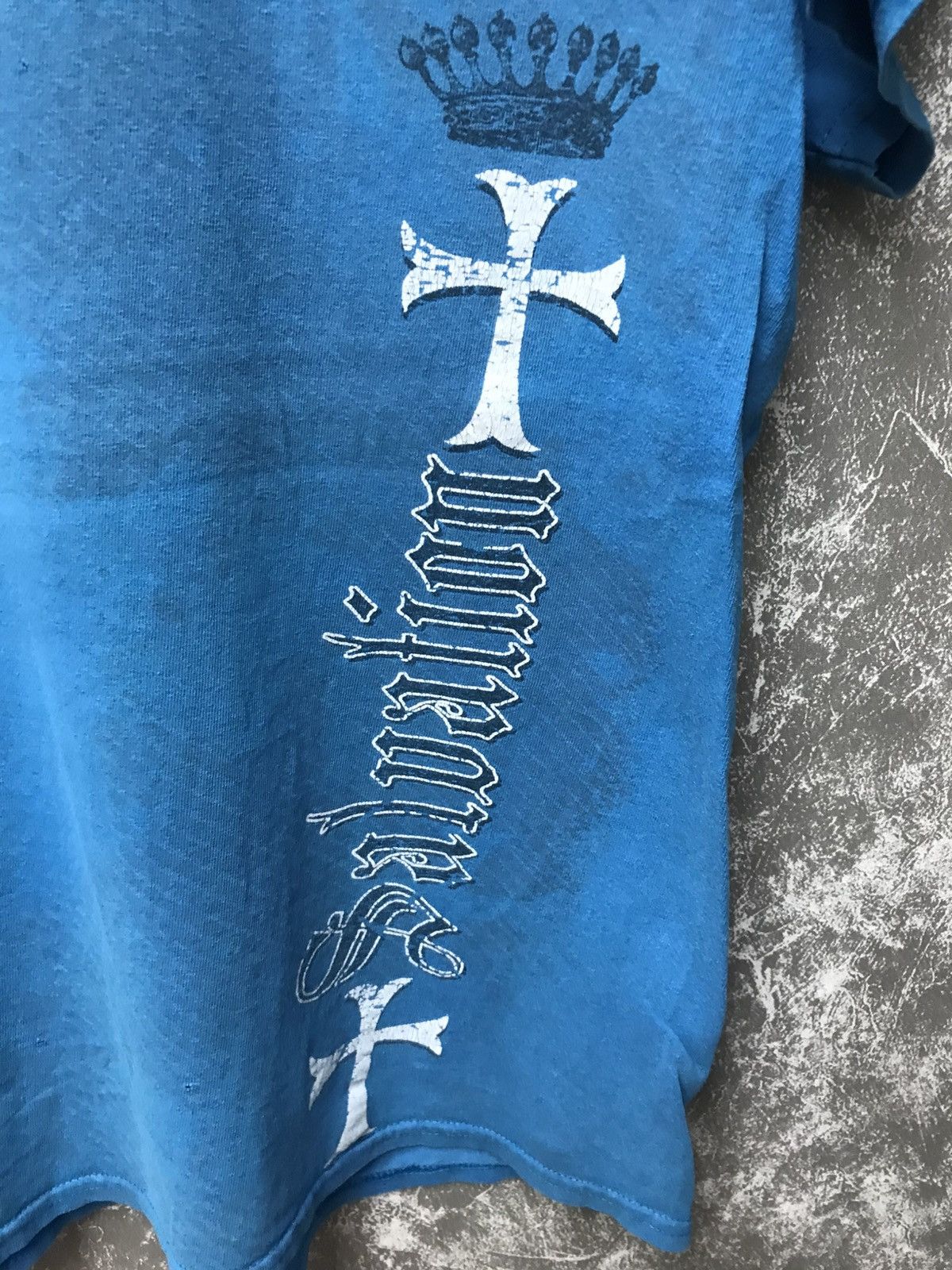 Affliction Affliction Salvation Cross Y2K Graphic Tee Size US L / EU 52-54 / 3 - 4 Thumbnail