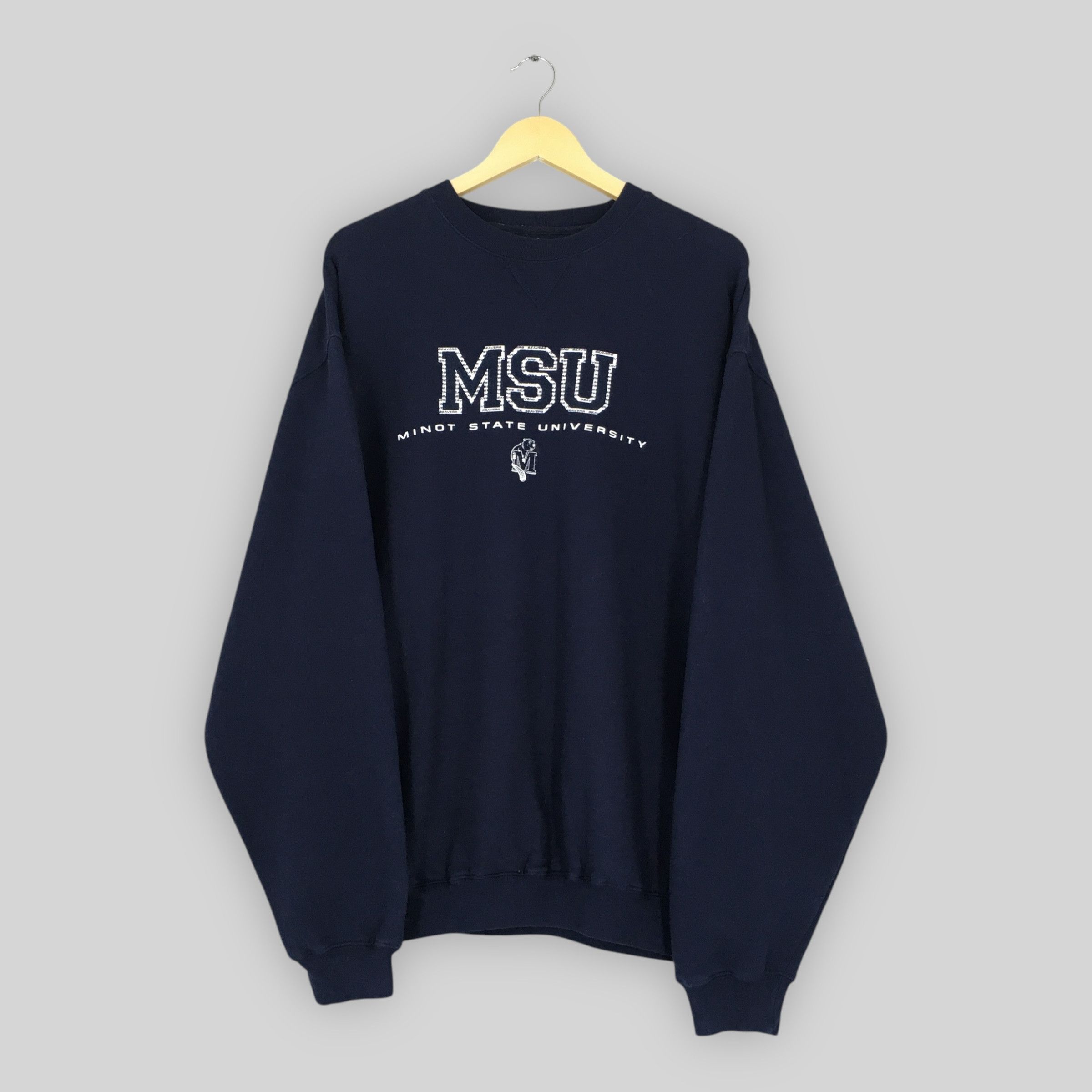 Vintage Vintage Minot State University Sweatshirt Large Size US L / EU 52-54 / 3 - 1 Thumbnail