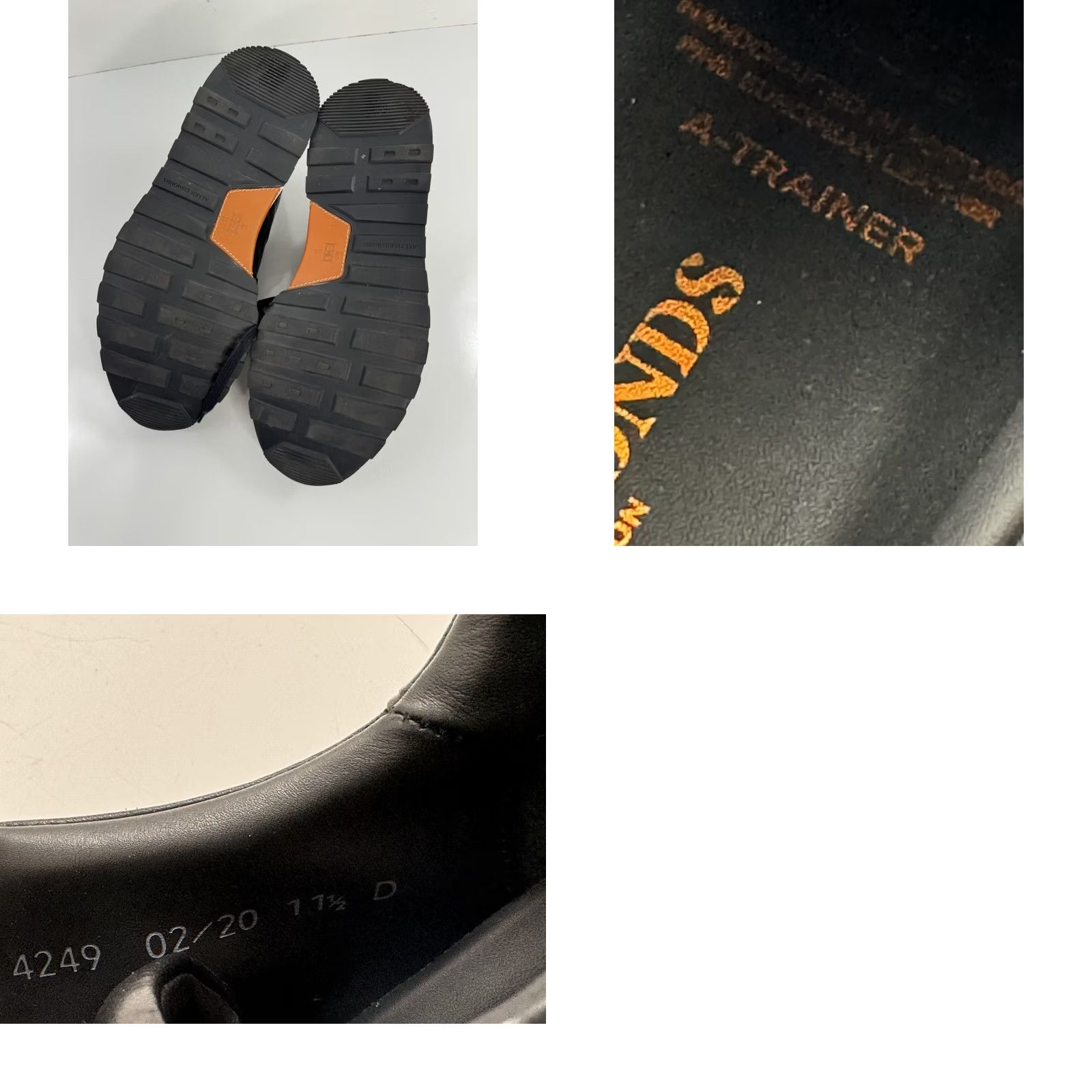 Allen Edmonds Allen Edmonds FORT WASHINGTON Leather Sneakers 11.5 D Black Mens Size US 12 / EU 45 - 8 Thumbnail