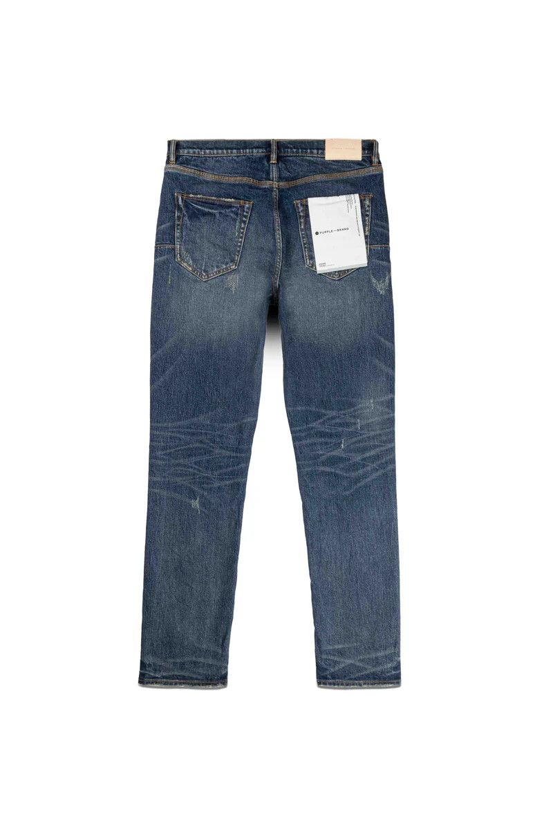 Purple Brand NWOT PURPLE BRAND P005 Vintage Scratch Mens Jeans (Indigo) Size US 30 / EU 46 - 3 Thumbnail