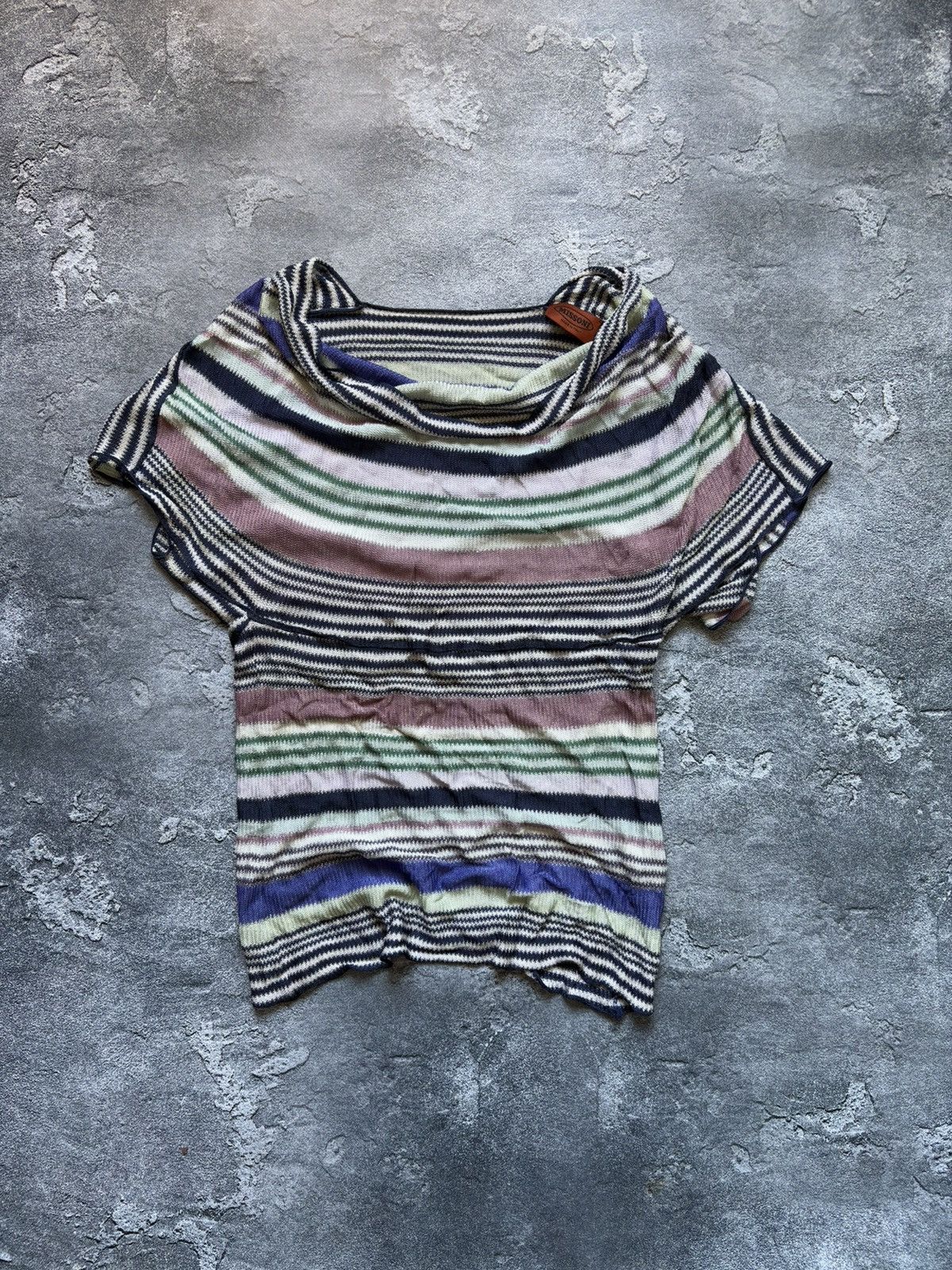 Vintage Missoni Multicolour Women’s Blouse Top Size 42 Rare