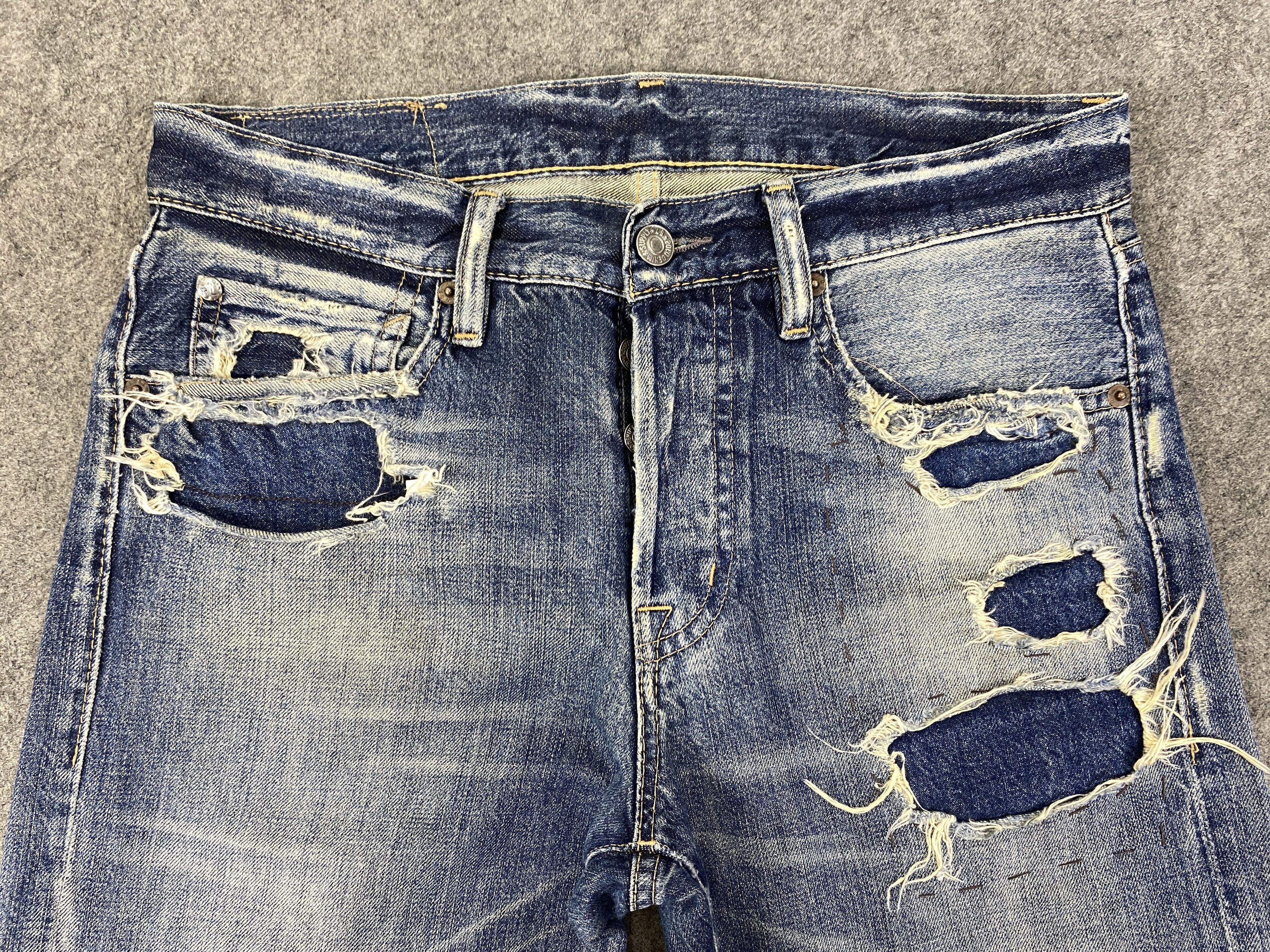 Denim & Supply Ralph Lauren Ralph Lauren Denim & Supply Distressed Yarn 30x32 - JN3300 Size US 30 / EU 46 - 3 Thumbnail