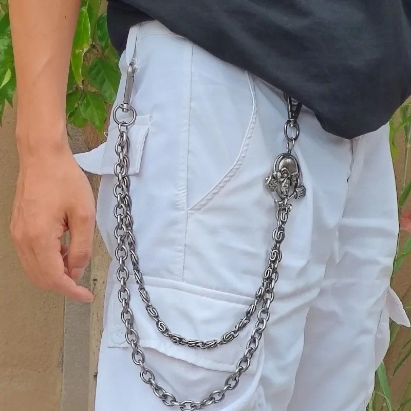 Vintage Vintage Metal Skull Jeans Chain Size ONE SIZE - 2 Thumbnail