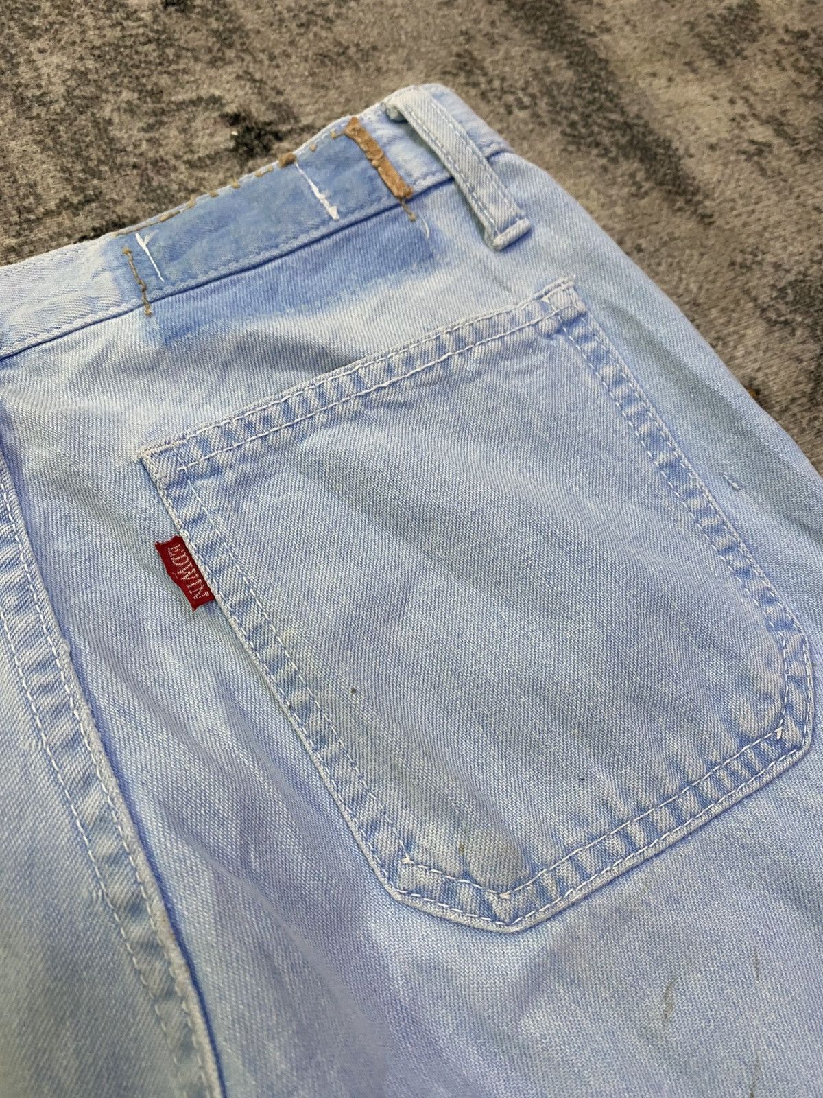 Edwin × If Six Was Nine × Vintage Vintage 70s Edwin Flared Denim Size US 29 - 14 Thumbnail