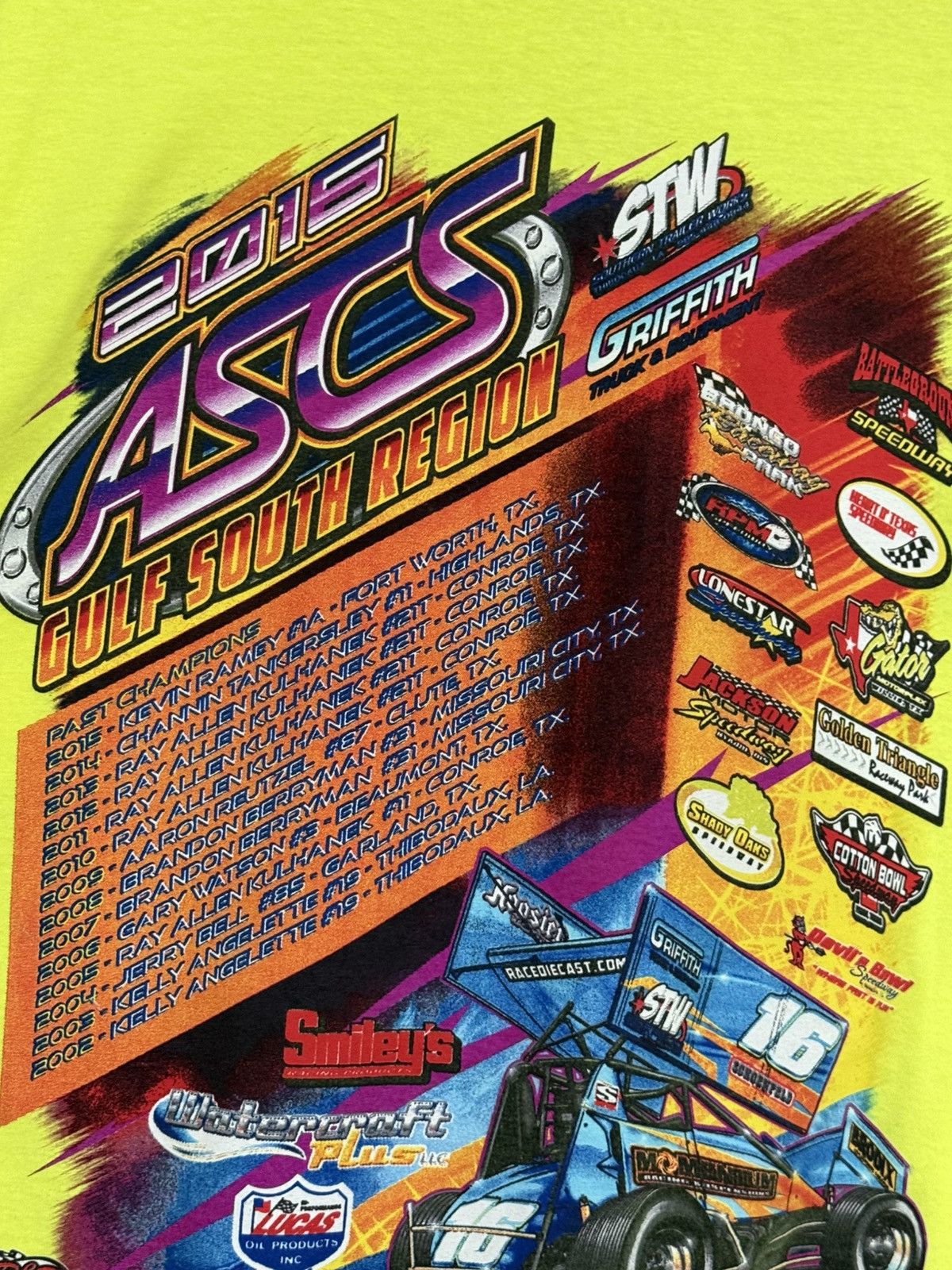 Vintage Vintage Gildan Nascar Race Neon Green Retro Car Tee Large Size US L / EU 52-54 / 3 - 4 Thumbnail