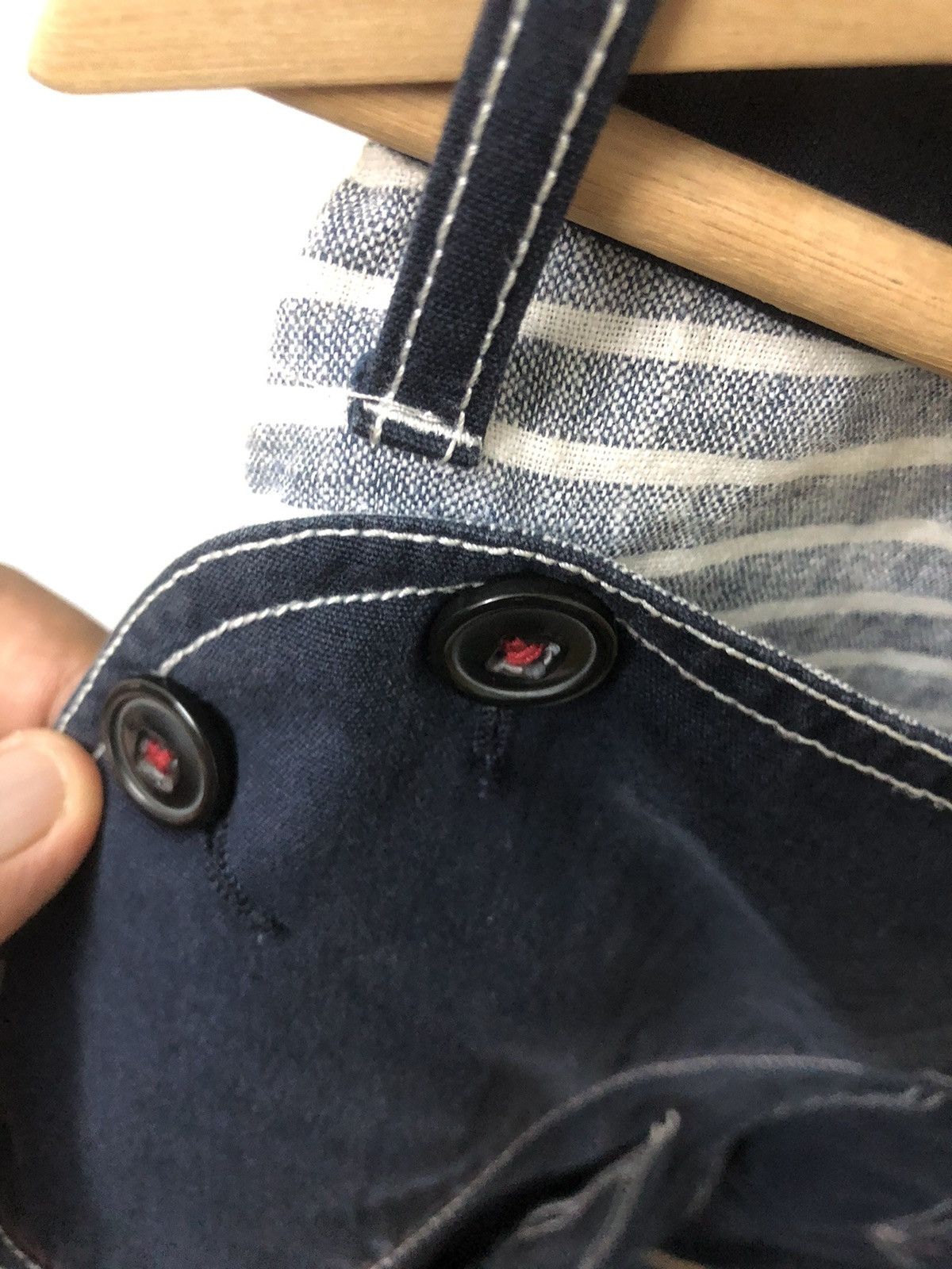 Japanese Brand × semanticdesign Semantic Design three-quarter shorts double layer backhit Size US 31 - 12 Thumbnail