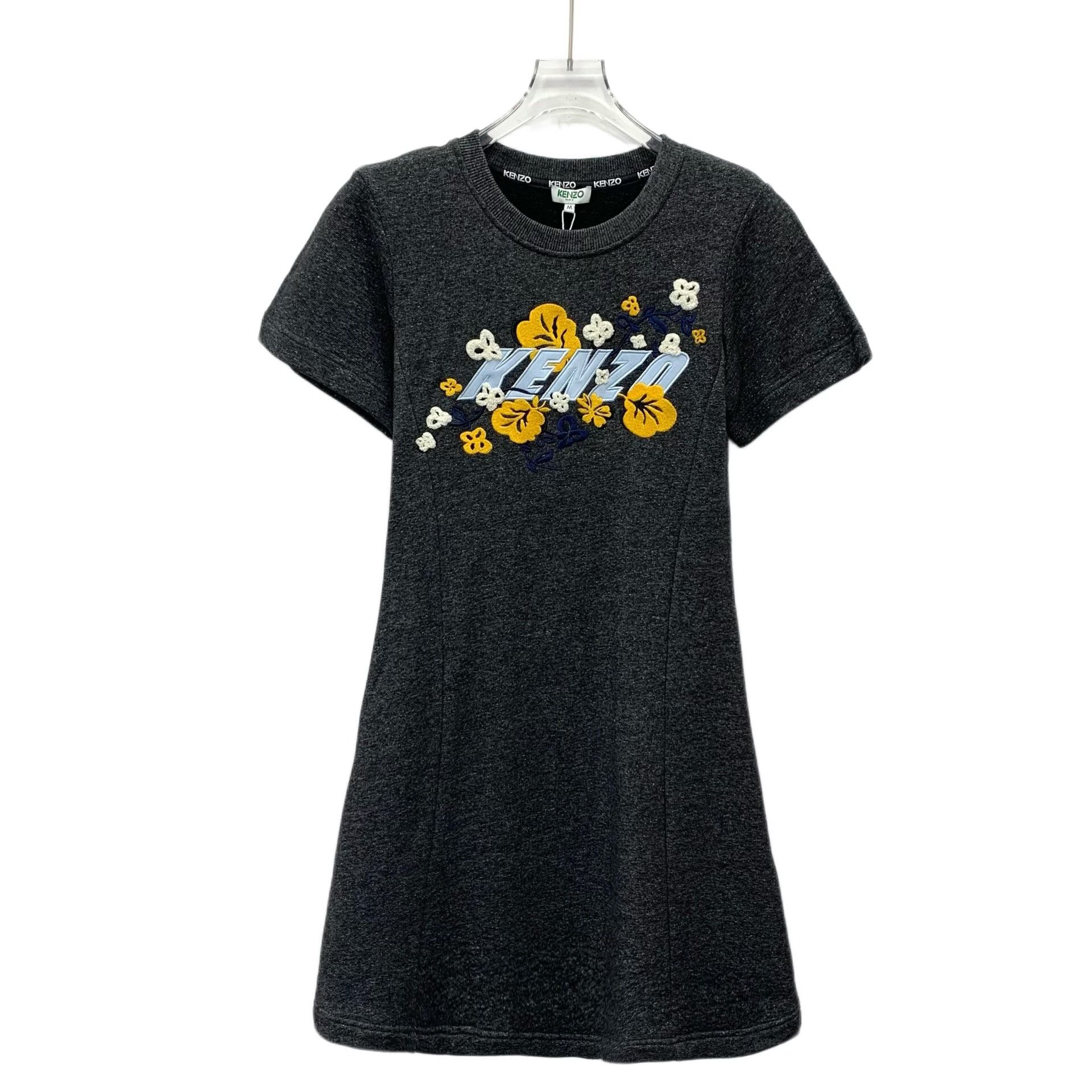 kenzo grey dress Grey Kenzo Sweater Dress 3T  Retykle