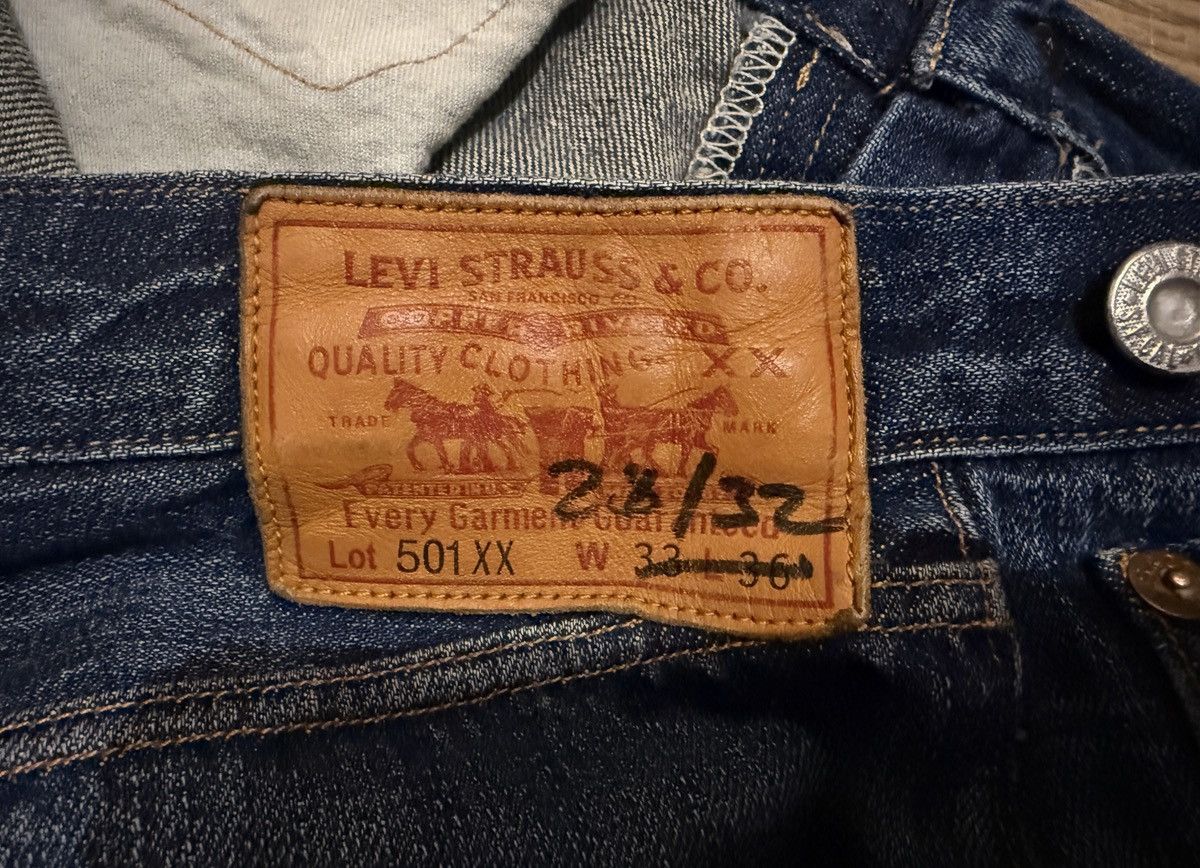 Levi's Vintage Clothing Levi’s vintage clothing 501xx selfegde jeans Size US 30 / EU 46 - 8 Thumbnail