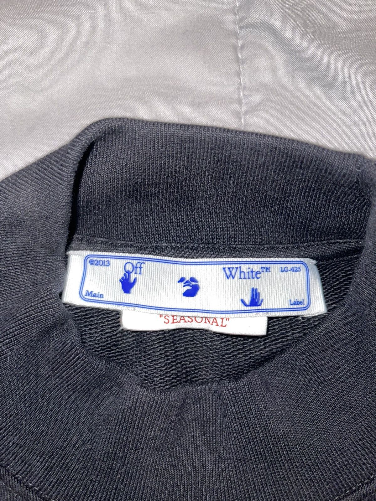 Off-White OFFWHITE 2013 Spiral Arrow Boxy Crewneck (Black) Size US L / EU 52-54 / 3 - 3 Thumbnail