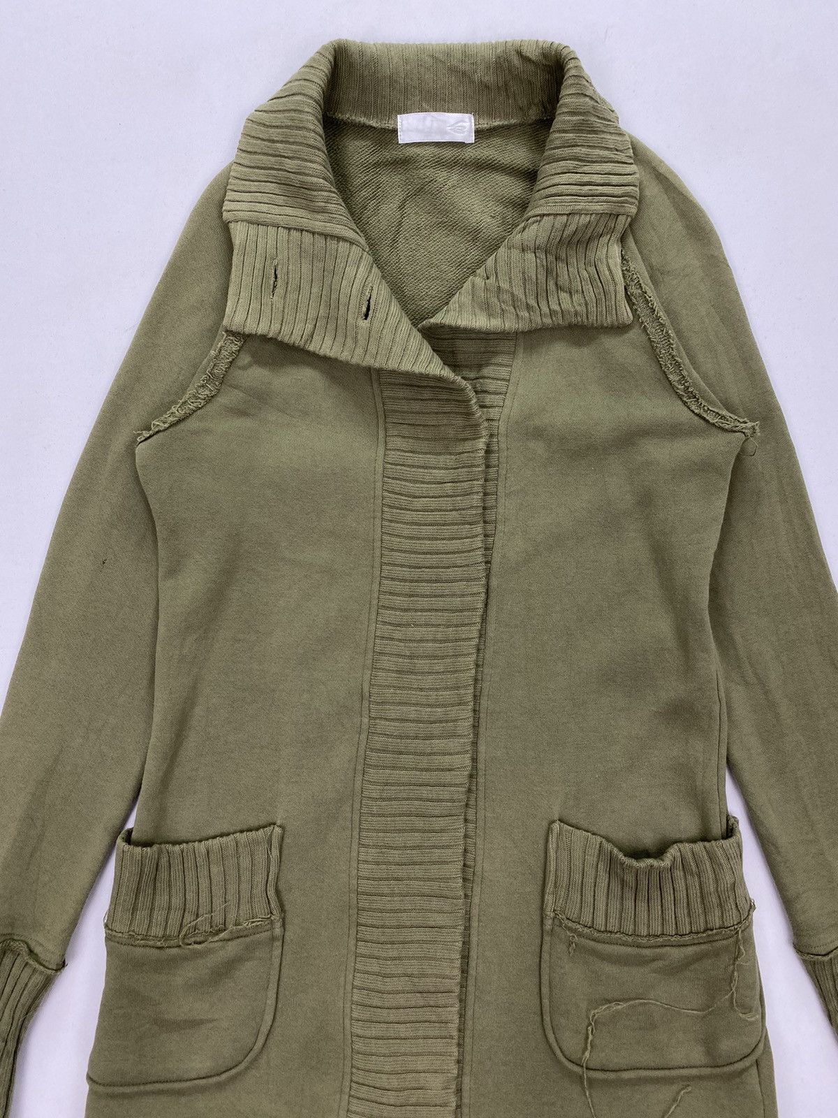 Japanese Brand L3 Distressed Raw Edge Sweater Size XS / US 0-2 / IT 36-38 - 9 Thumbnail