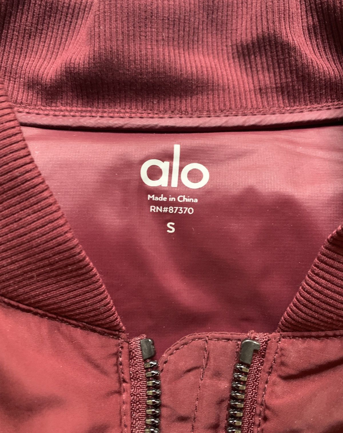 Alo Alo Jacket - Burgundy Size S / US 4 / IT 40 - 6 Thumbnail
