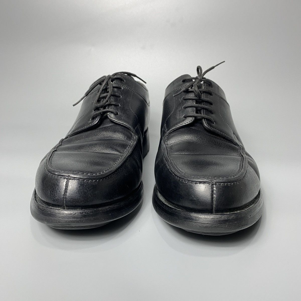 John Lobb Derby Barros Black Leather Shoes Size US 8.5 / EU 41-42 - 3 Thumbnail