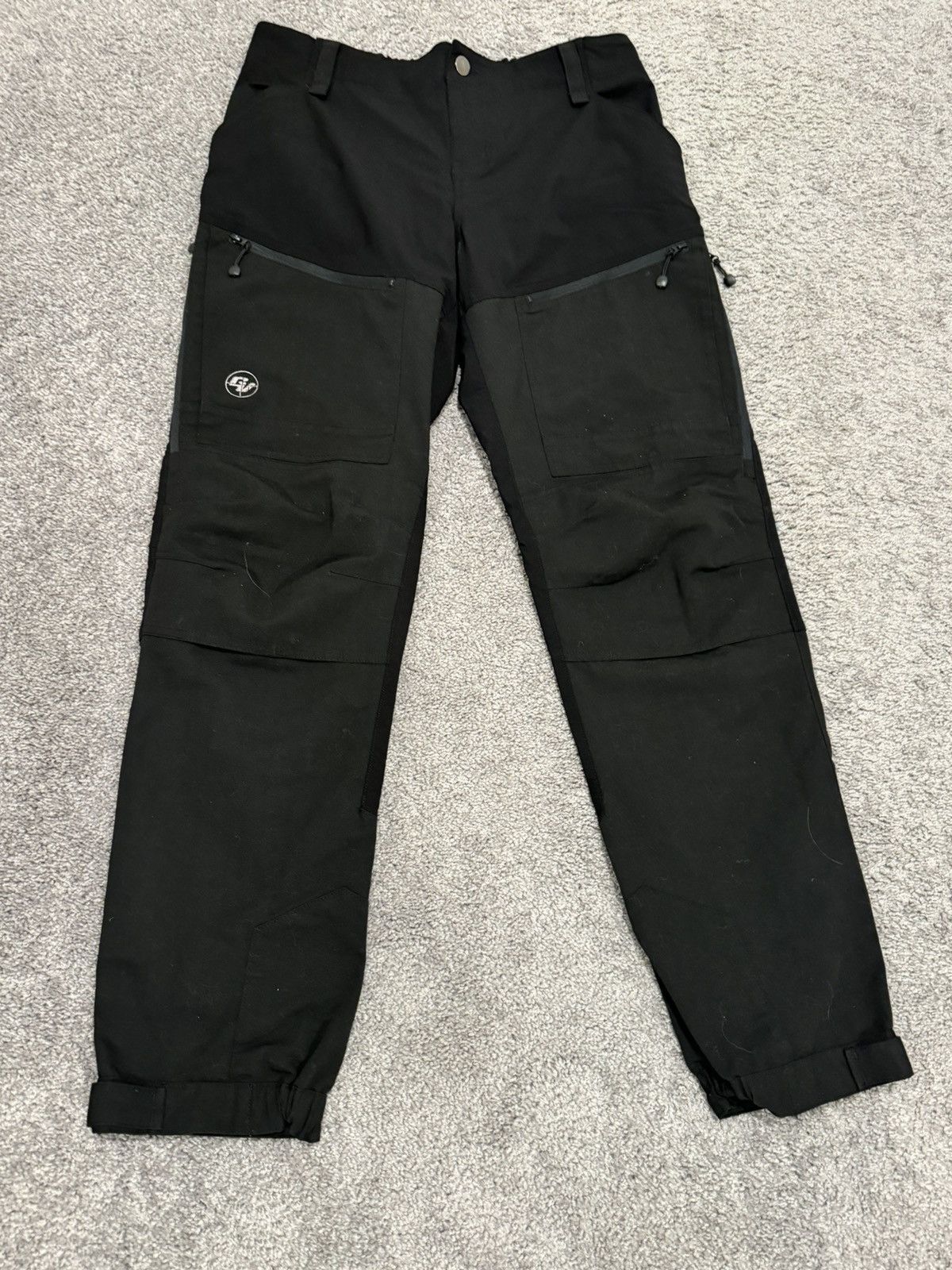 image of Gv Gallery GoldnVintage Black Cargo Pants, Men's (Size 36)