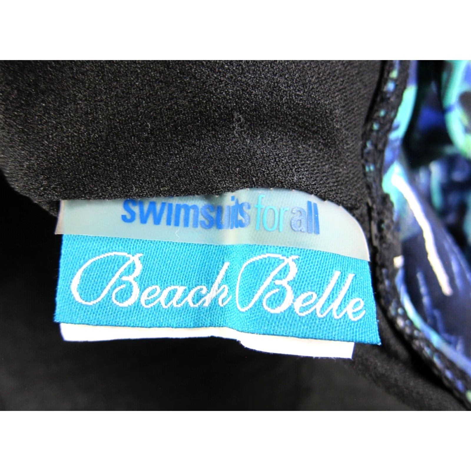 All Blues Beach Belle Swimsuits For All Top 14 Purple Built In Bra Tankini Swim Top Women Size XL / US 12-14 / IT 48-50 - 3 Thumbnail