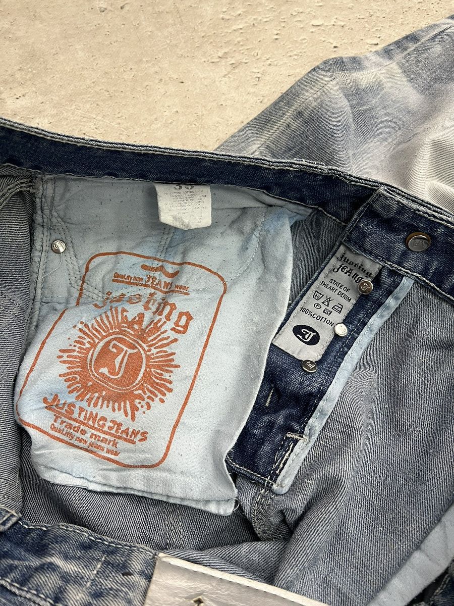 Japanese Brand Vintage japanese y2k junya watanbe style washed jeans y2k Size US 36 / EU 52 - 7 Thumbnail