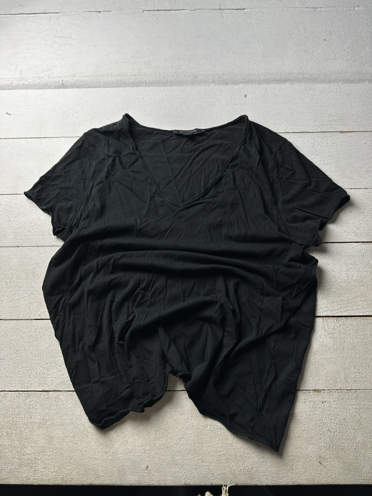 Allsaints 🚨ALLSAINTS WOMEN T-SHIRT TOP LUXURY OPIUM LARGE Size L / US 10 / IT 46 - 1 Thumbnail