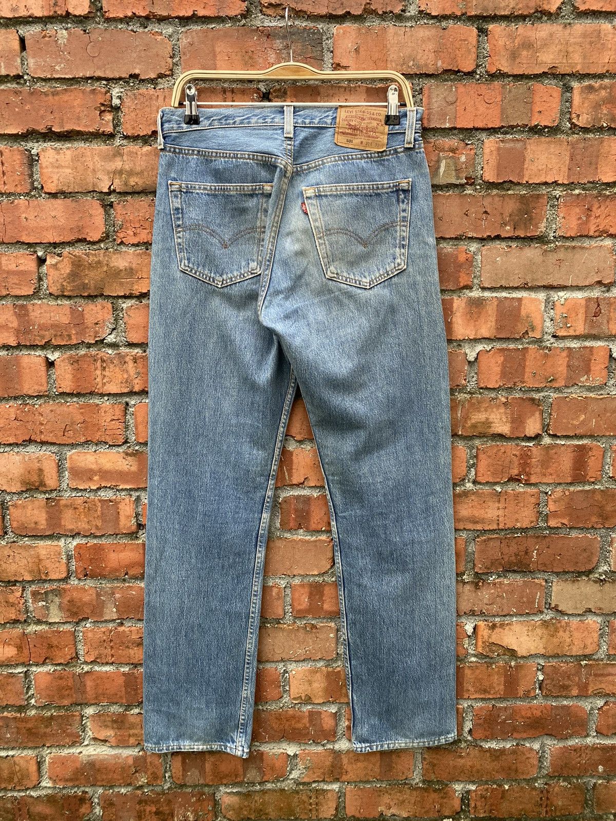 Levi's × Levi's Vintage Clothing × Vintage size 31x32 vintage levi's 501 90s made in USA Size US 31 - 2 Thumbnail