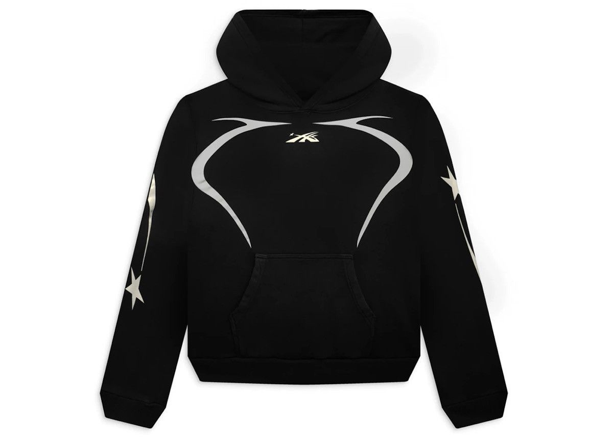image of Hellstar Jet Black Sports Hoodie Limited Pre-Order, Men's (Size Large)