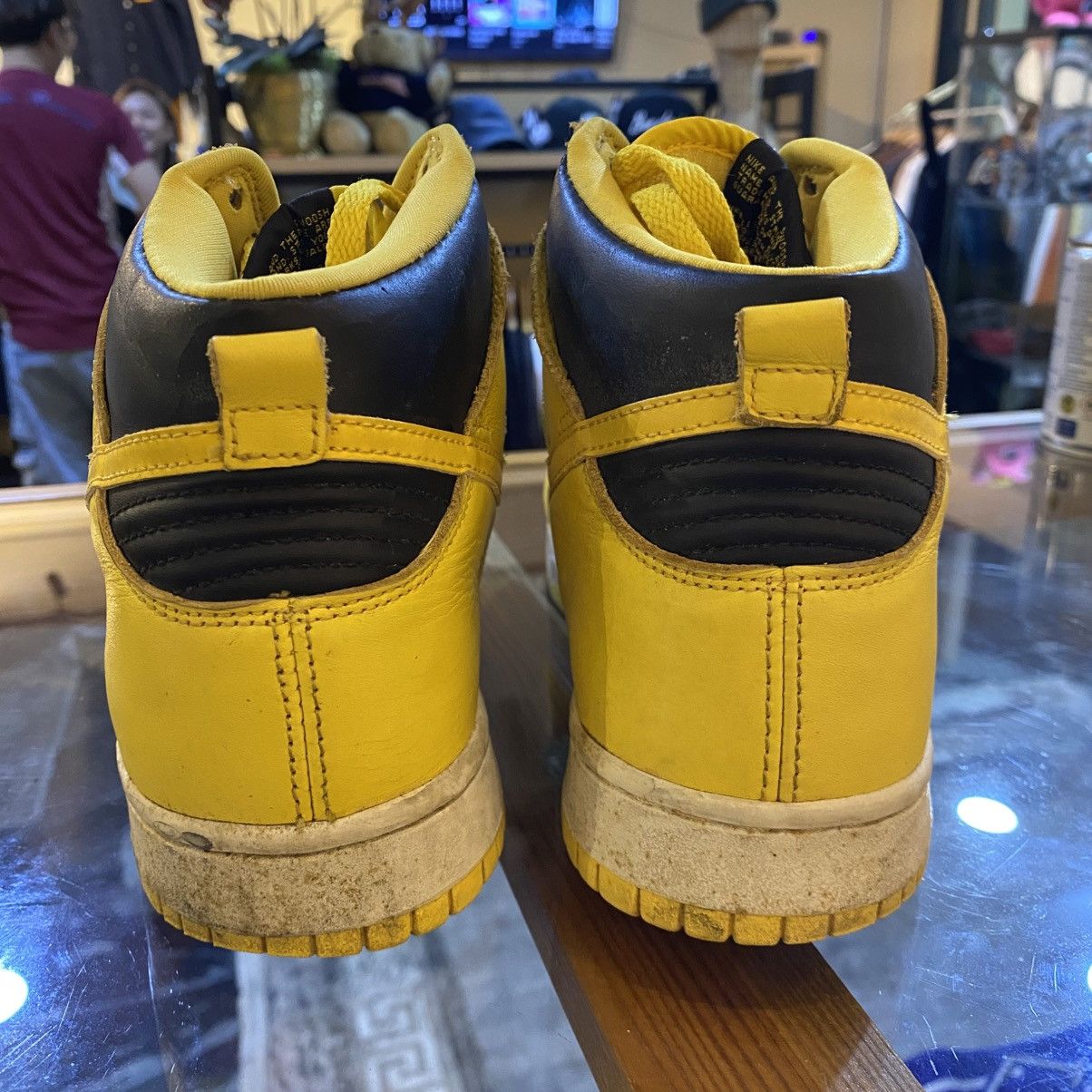 Nike ⚡️1999 NIKE DUNK HIGH LE NYC GOLDENROD MAIZE wu tang Size US 9 / EU 42 - 10 Thumbnail
