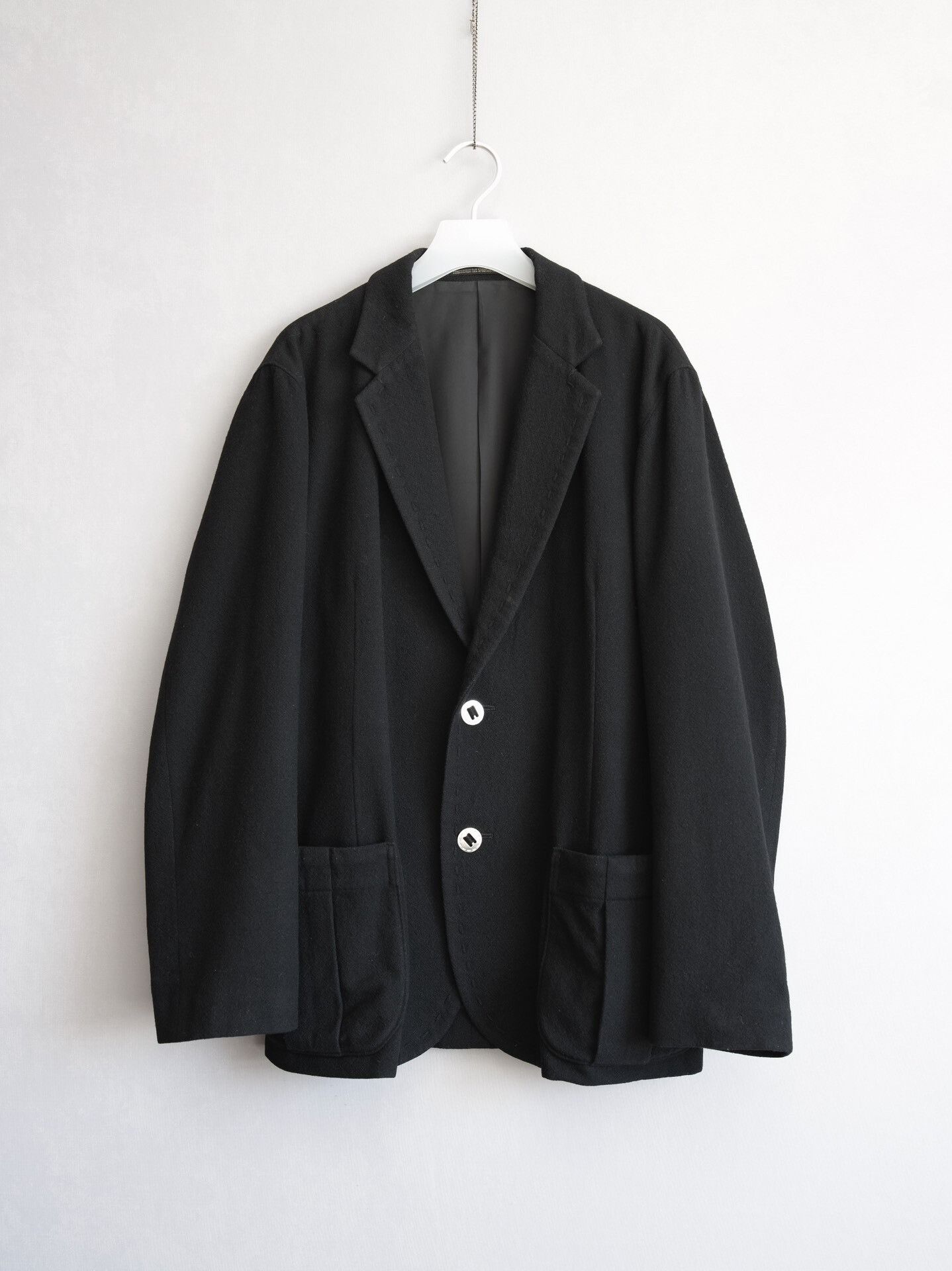 Yohji Yamamoto Yohji Yamamoto Black Tailored Jacket Size US S / EU 44-46 / 1 - 1 Thumbnail