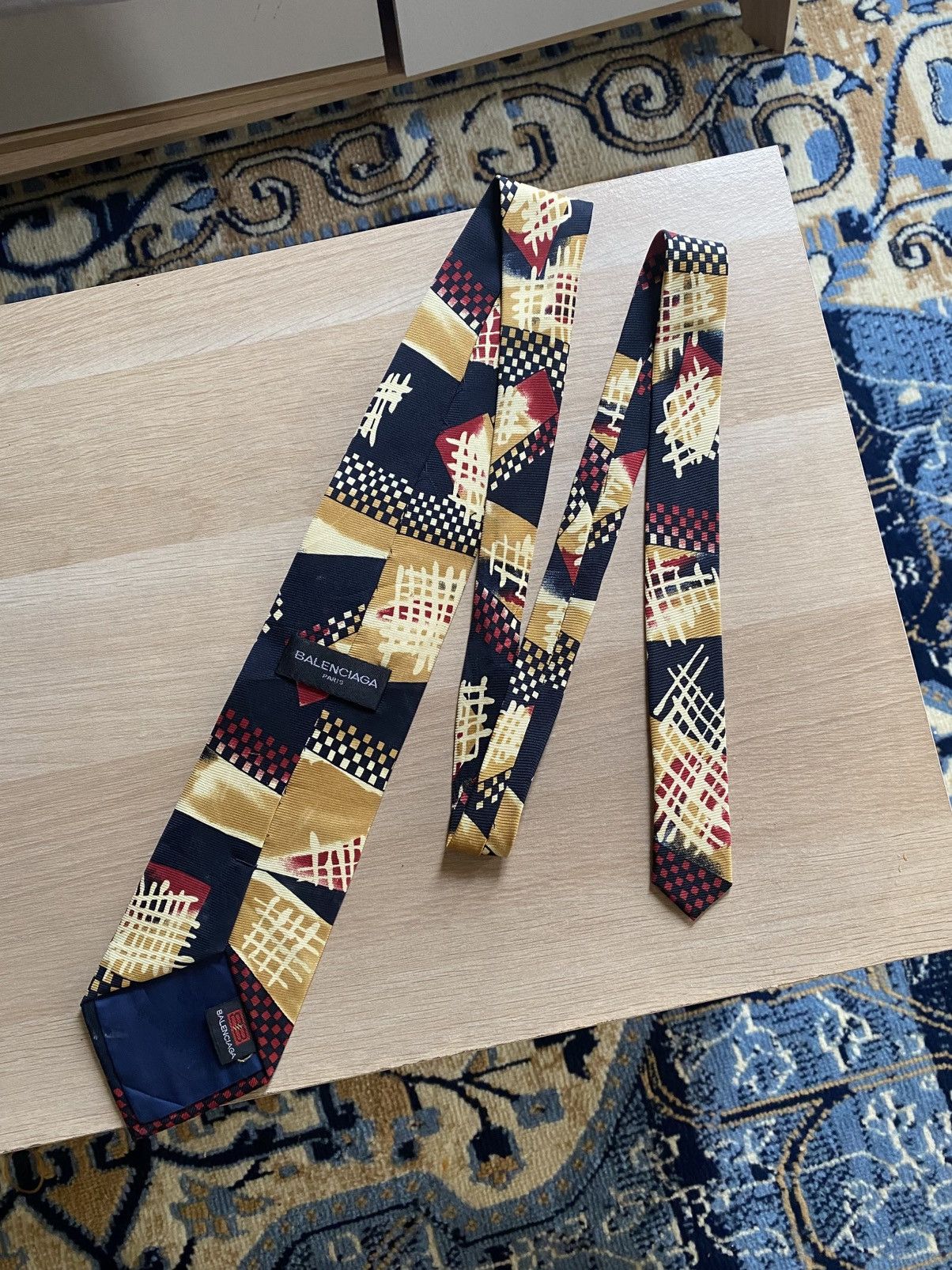 Balenciaga Balenciaga Classic Silk Ties Size ONE SIZE - 1 Thumbnail