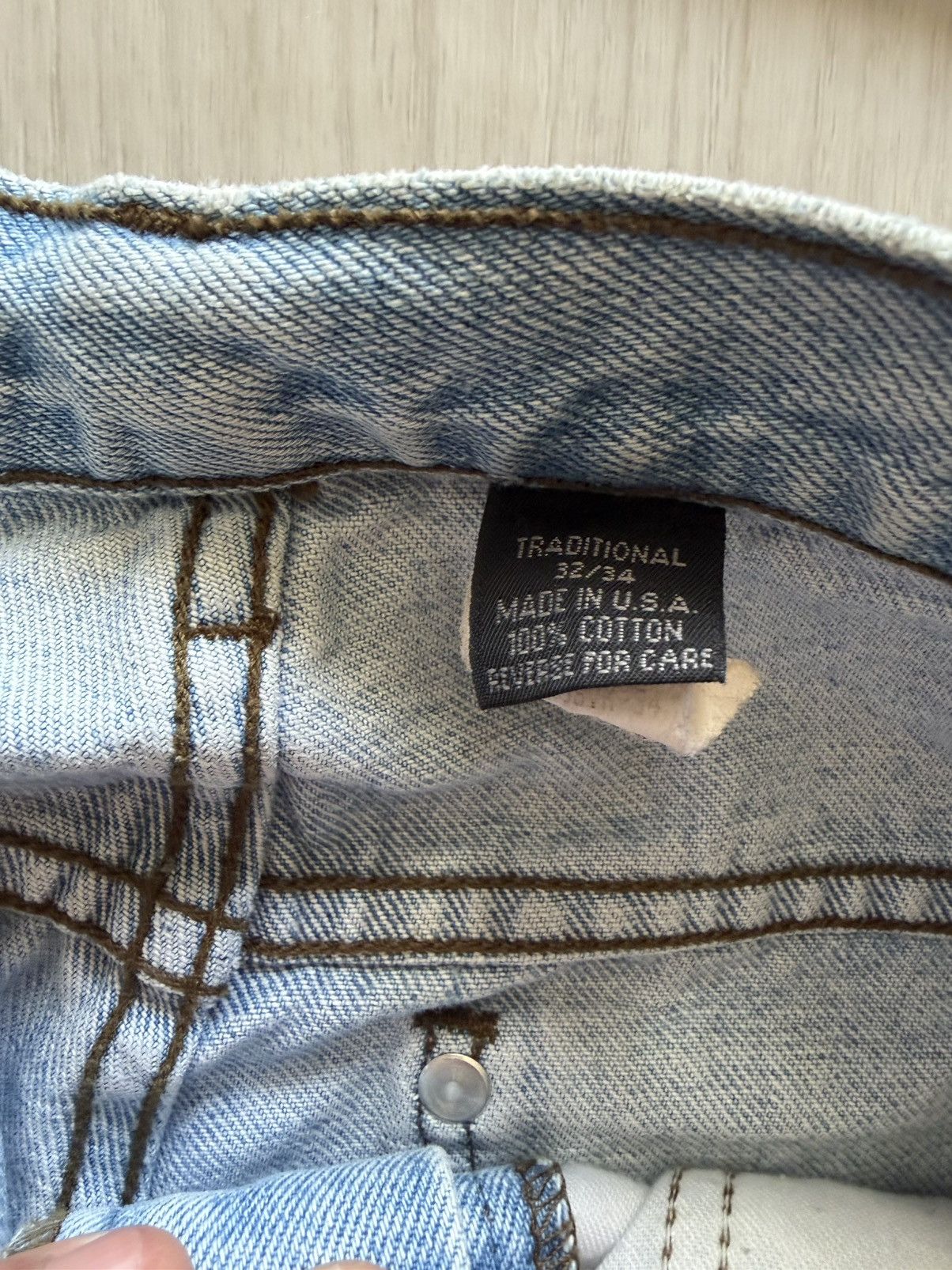Harley Davidson Vintage Harley Davidson Jeans Made In USA 32x34 *31x33 Size US 31 - 9 Thumbnail