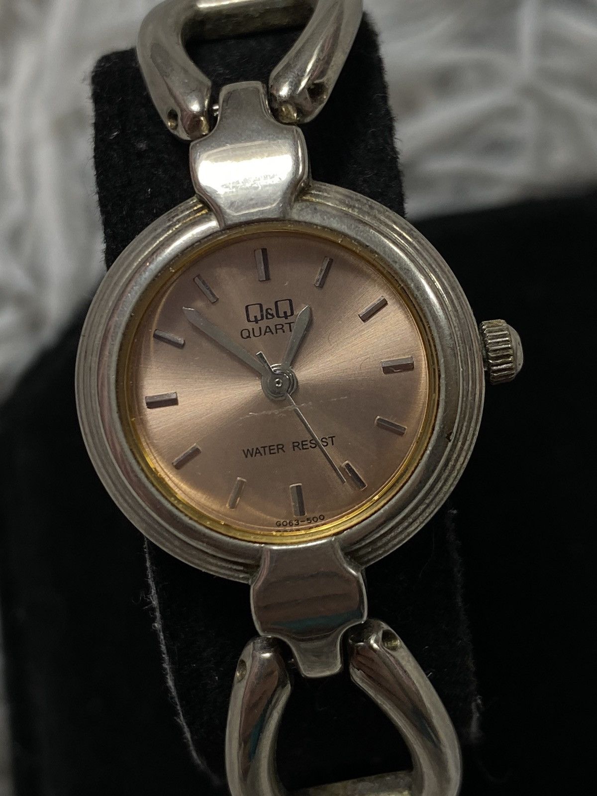 Japanese Brand × Jewelry × Vintage Q&Q Rose Dial Bracelet Watch - Japanese Brand Size ONE SIZE - 3 Thumbnail