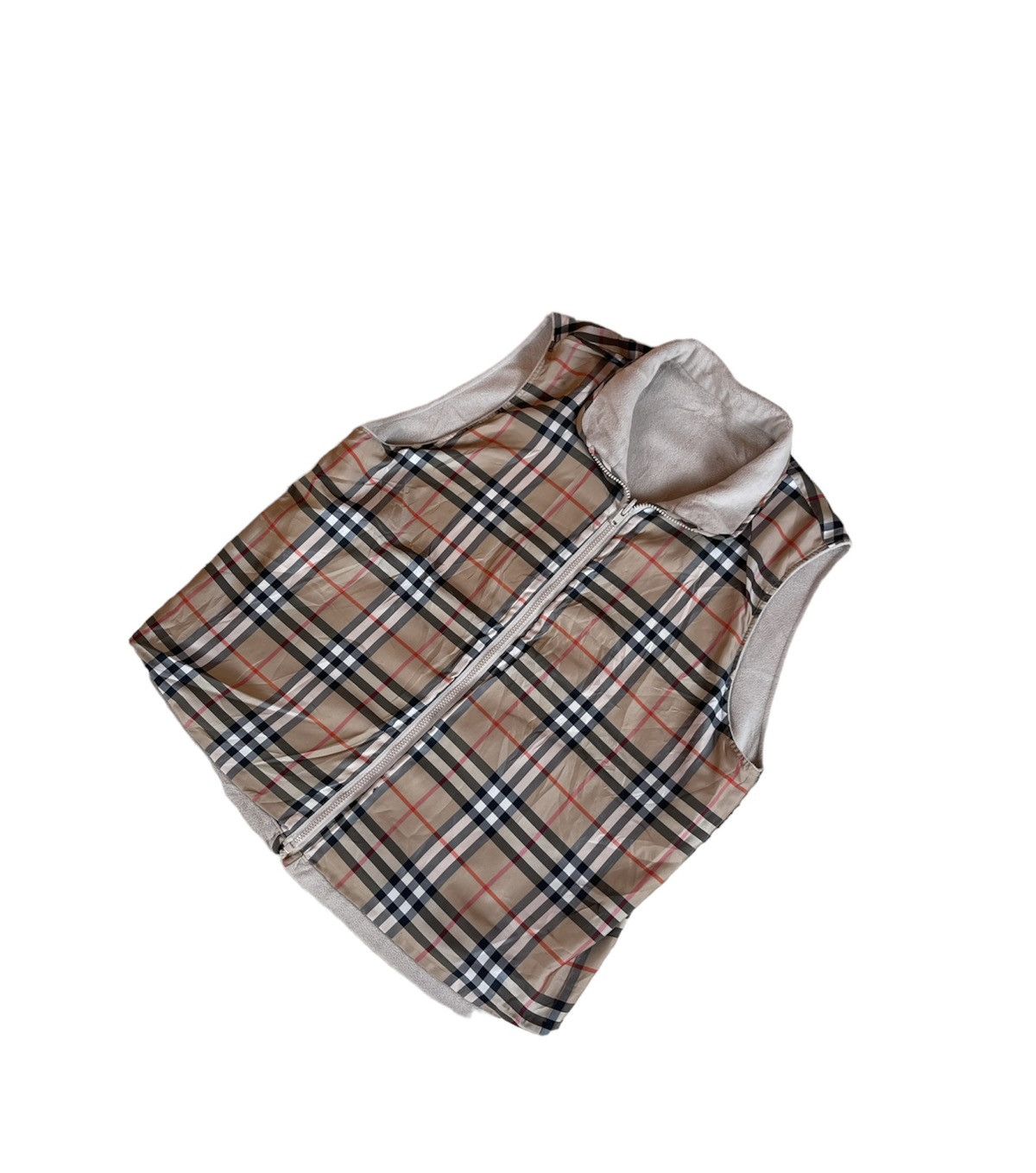 🔥 Burberry Nova Check Reversible Vest / nice Picture