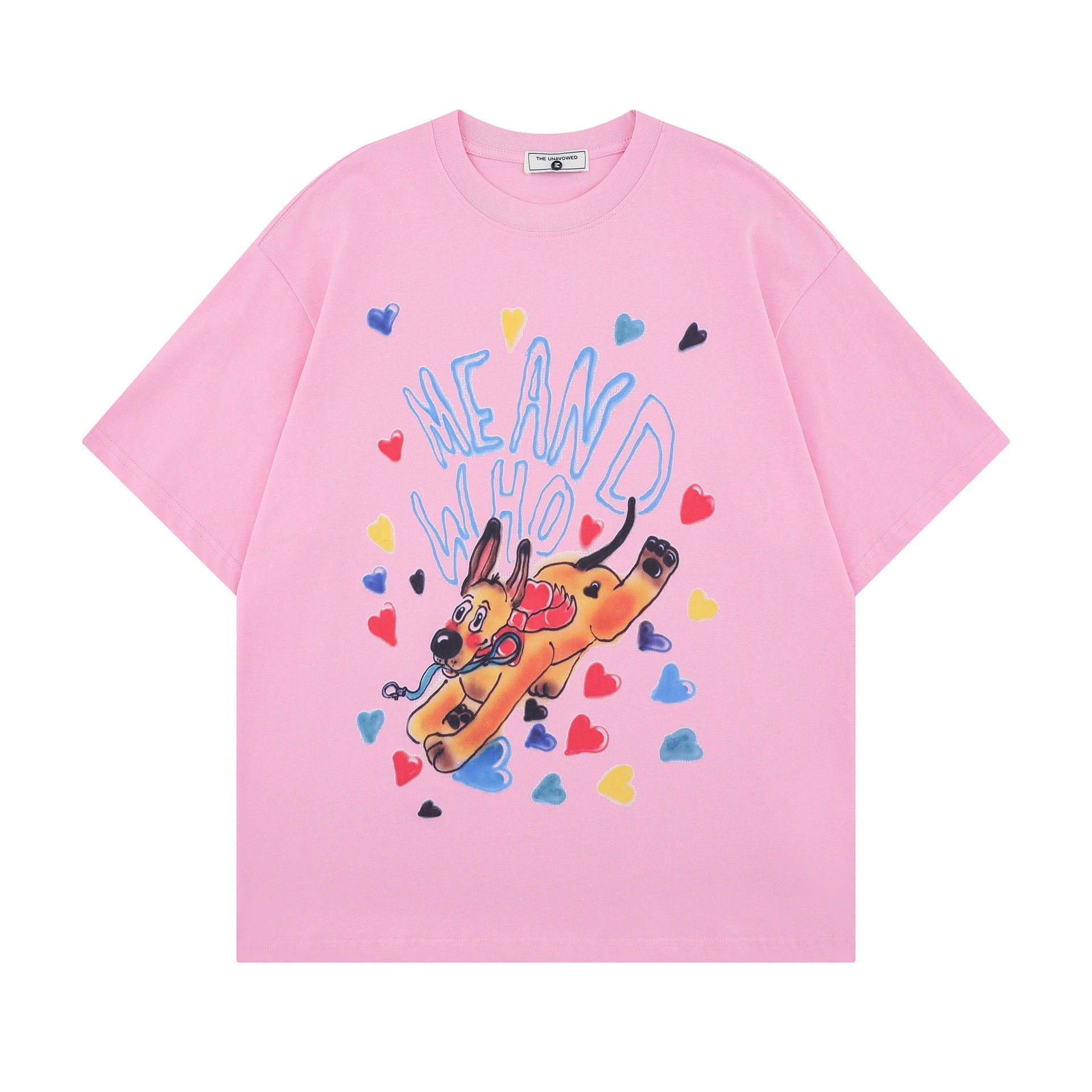 Vintage Men's loose American high street casual puppy print T-shirt Size US M / EU 48-50 / 2 - 1 Thumbnail