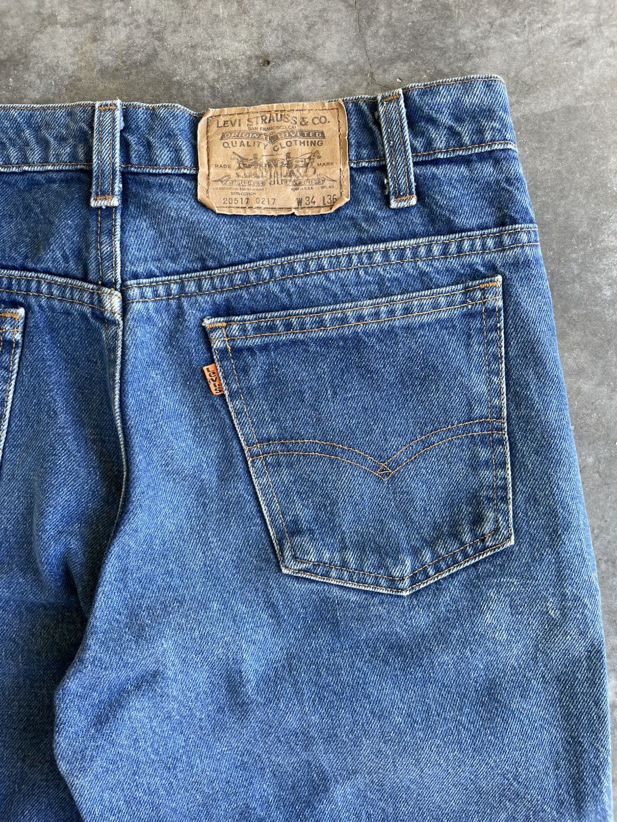 Levi's × Vintage VTG 80s Levi's 517 Orange Tab Size US 34 / EU 50 - 11 Thumbnail
