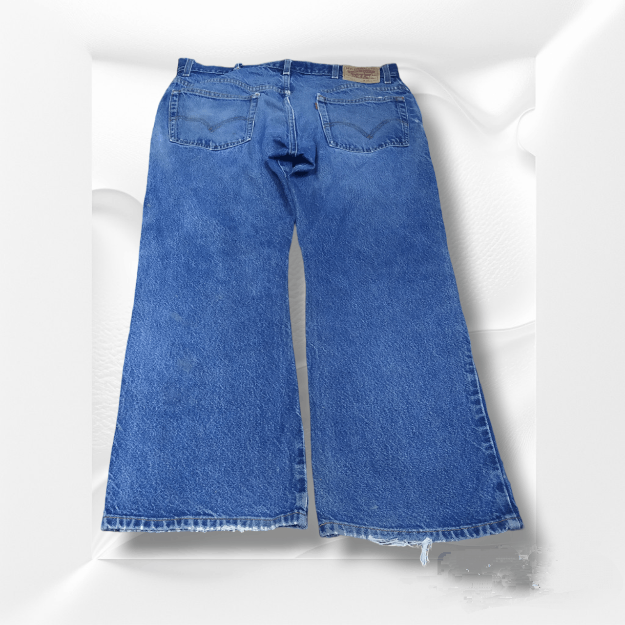Levi's Vintage Levis Boot cut 517 distressed denim Size US 37 - 2 Thumbnail
