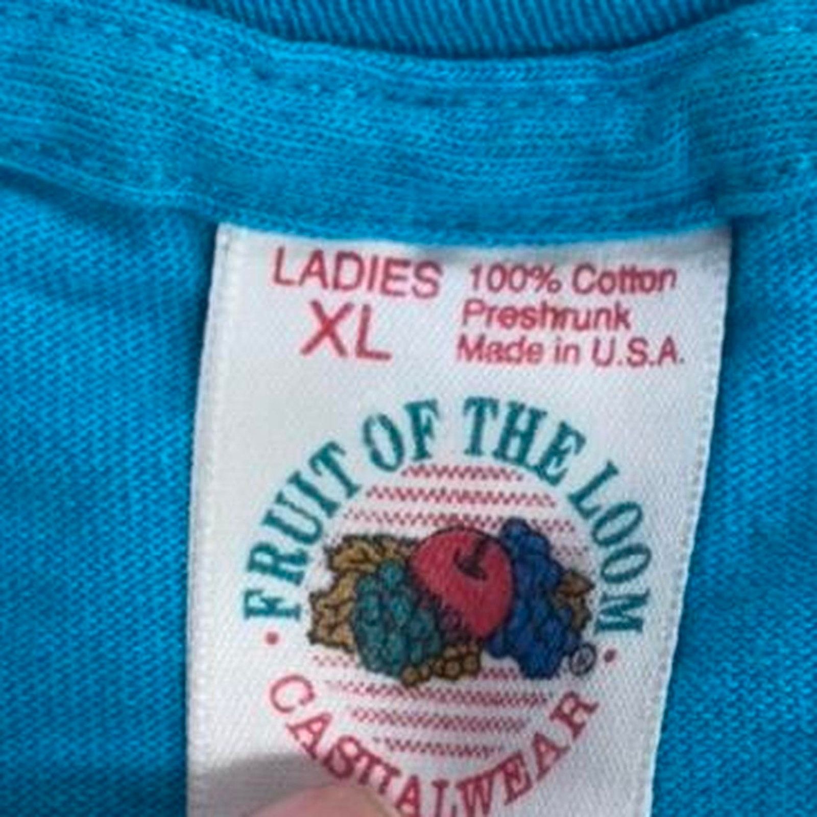 Fruit Of The Loom 90s womens single stitch blank Size US XL / EU 56 / 4 - 2 Thumbnail