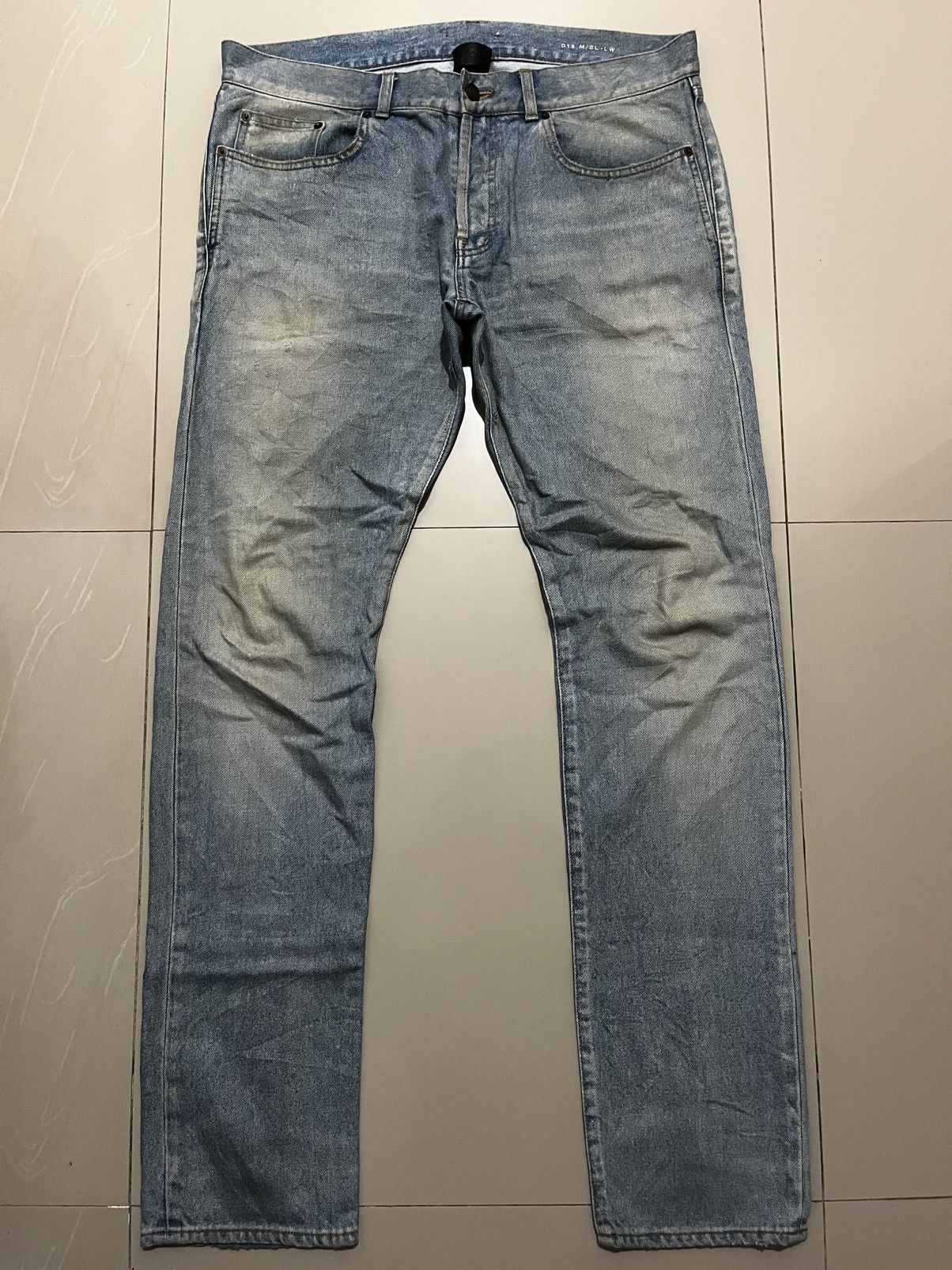 Saint Laurent Paris FW2018 SAINT LAURENT PARIS BLEU CLAIR DENIM Size US 34 / EU 50 - 1 Thumbnail