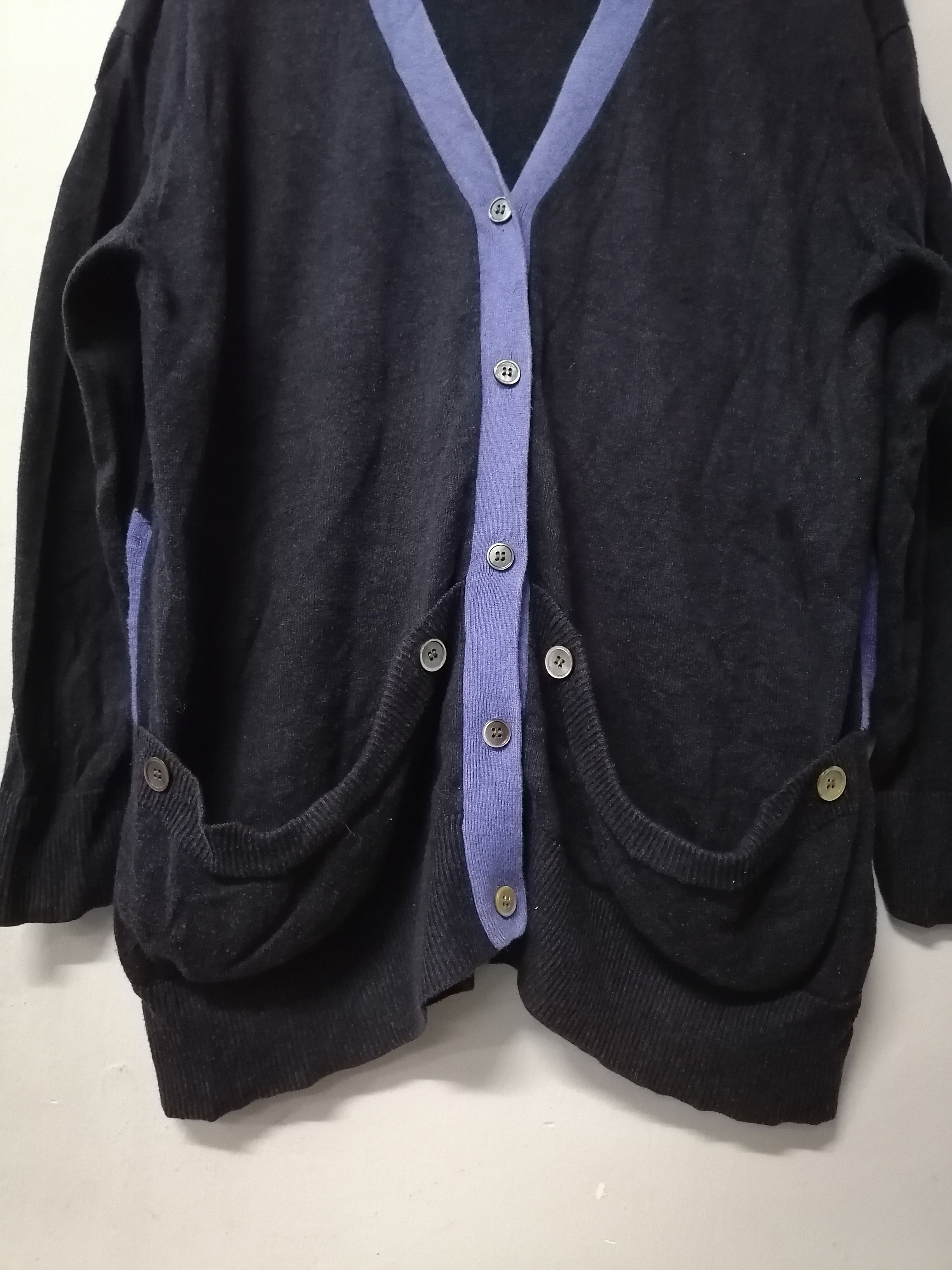 Designer × Issey Miyake × mercibeaucoup Mercibeaucoup Jevous Enprie By Issey Miyake Wool Cardigan Size US M / EU 48-50 / 2 - 2 Thumbnail