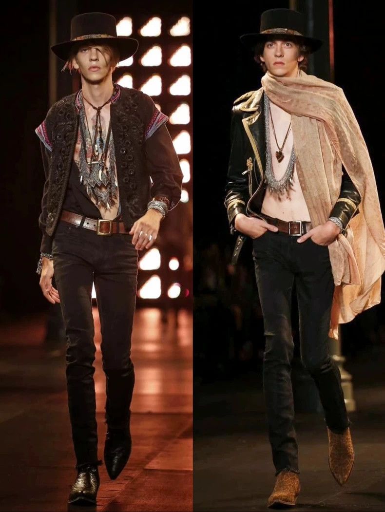 Saint Laurent Paris Saint Laurent Paris 15ss Show Denim Jeans with Destroyed F Size US 28 / EU 44 - 8 Thumbnail