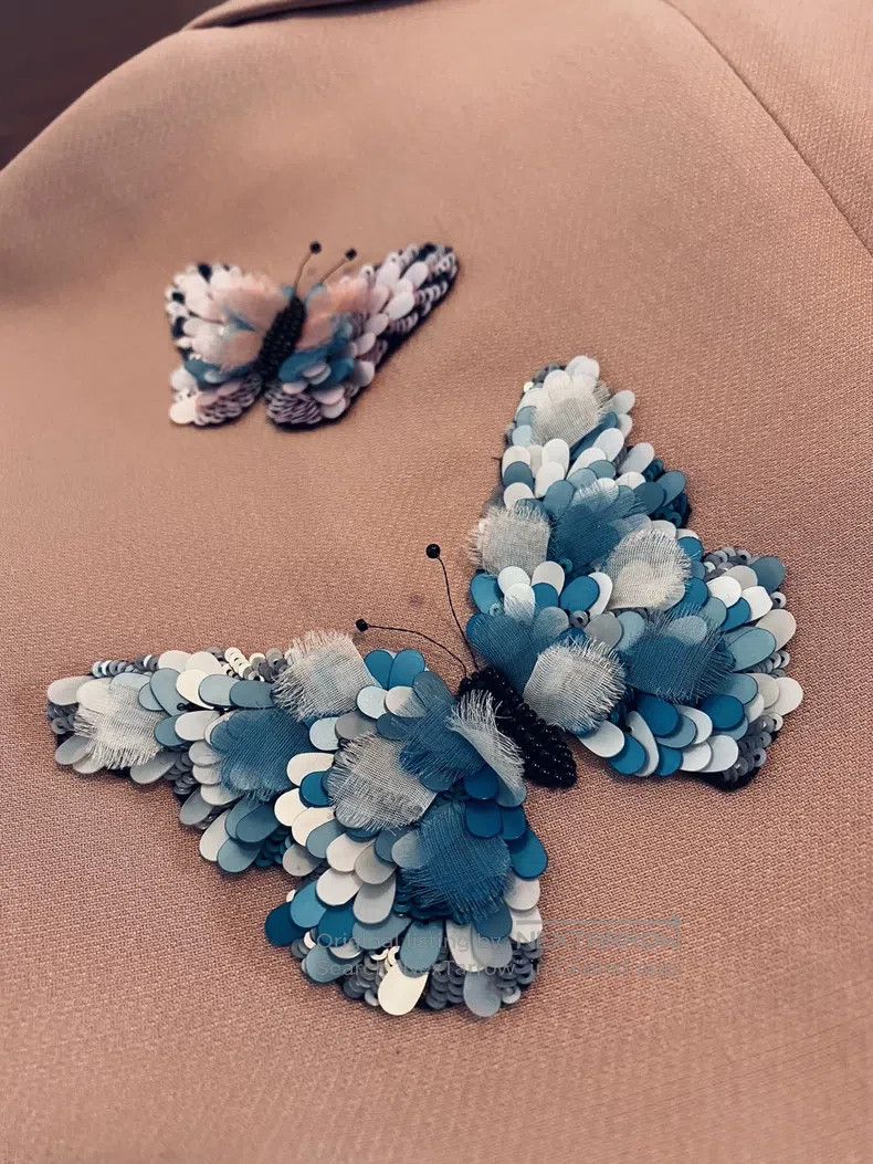 Valentino Valentino Reworked butterfly dress Size S / US 4 / IT 40 - 3 Thumbnail