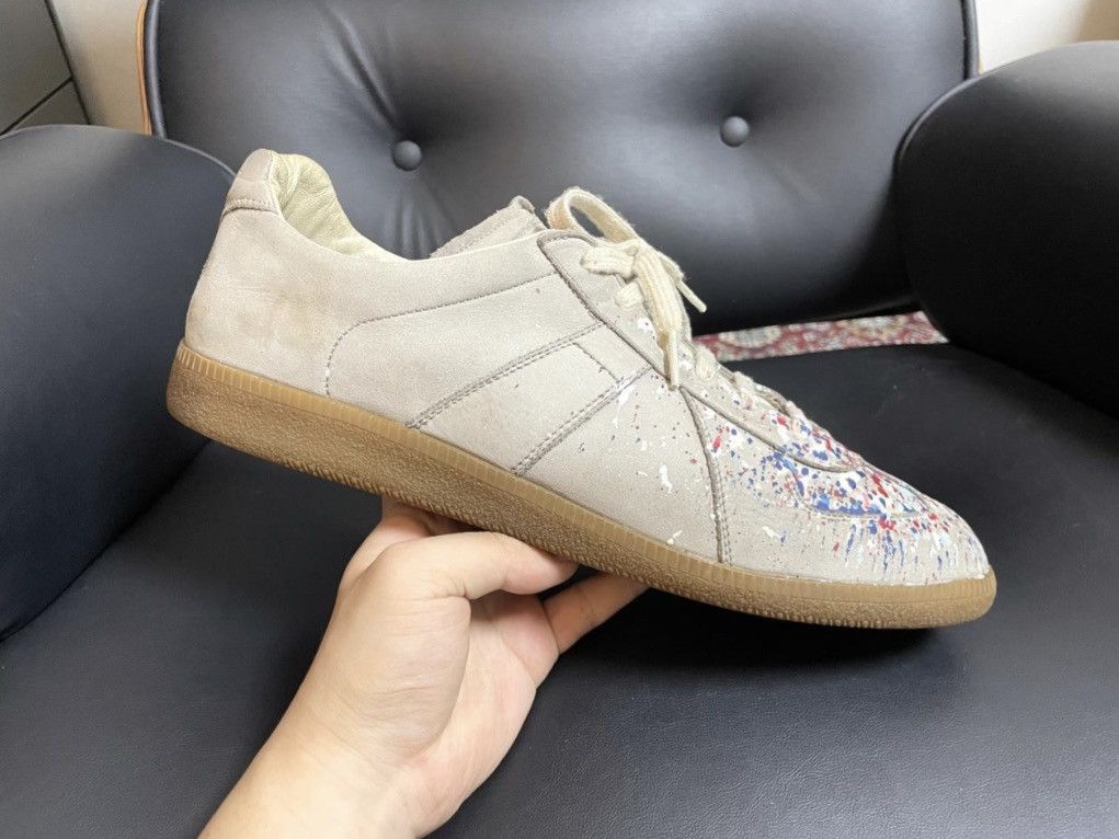 Maison Margiela Margiela paint splatter low sneakers Size US 11 / EU 44 - 5 Thumbnail