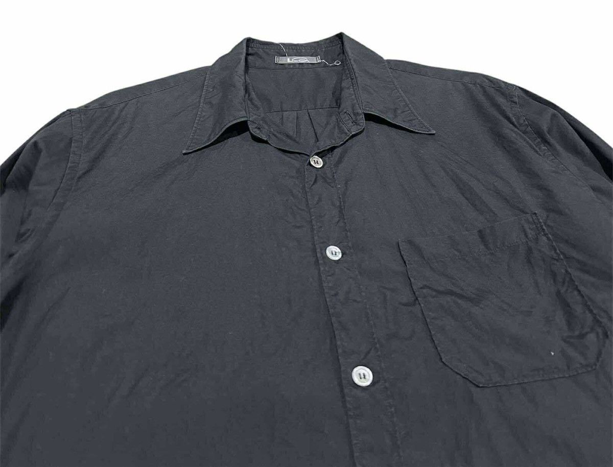 Yohji Yamamoto 🔥Rare Vintage LQ Yohji Yamamoto Black Shirt Size US L / EU 52-54 / 3 - 3 Thumbnail