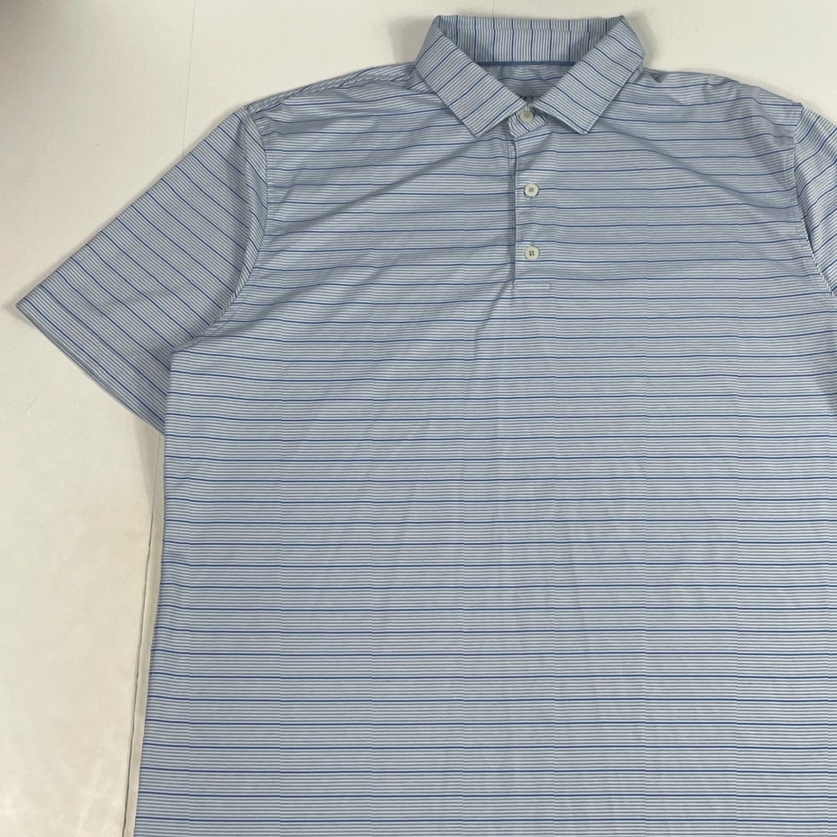 johnnie-O johnnie-O Polo Shirt Men Large Blue Golf Short Sleeve Golfer Performance Shirt Size US L / EU 52-54 / 3 - 2 Thumbnail