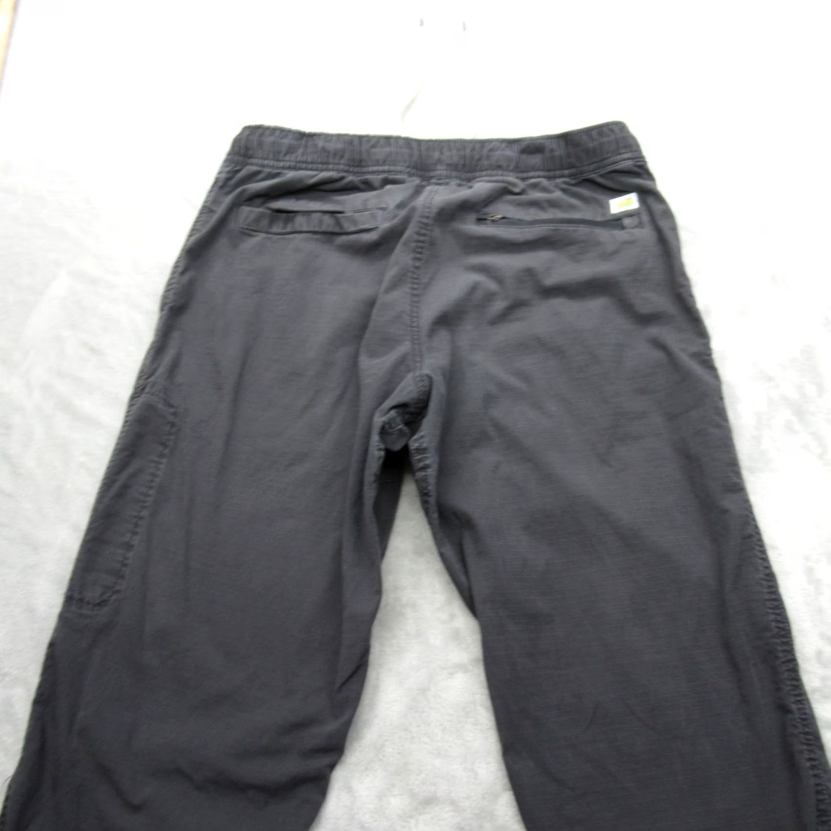 Vuori Vuori Pants Men Medium Gray Elastic Drawstring Pockets Ripstop Climbing READ Size US 31 - 6 Thumbnail