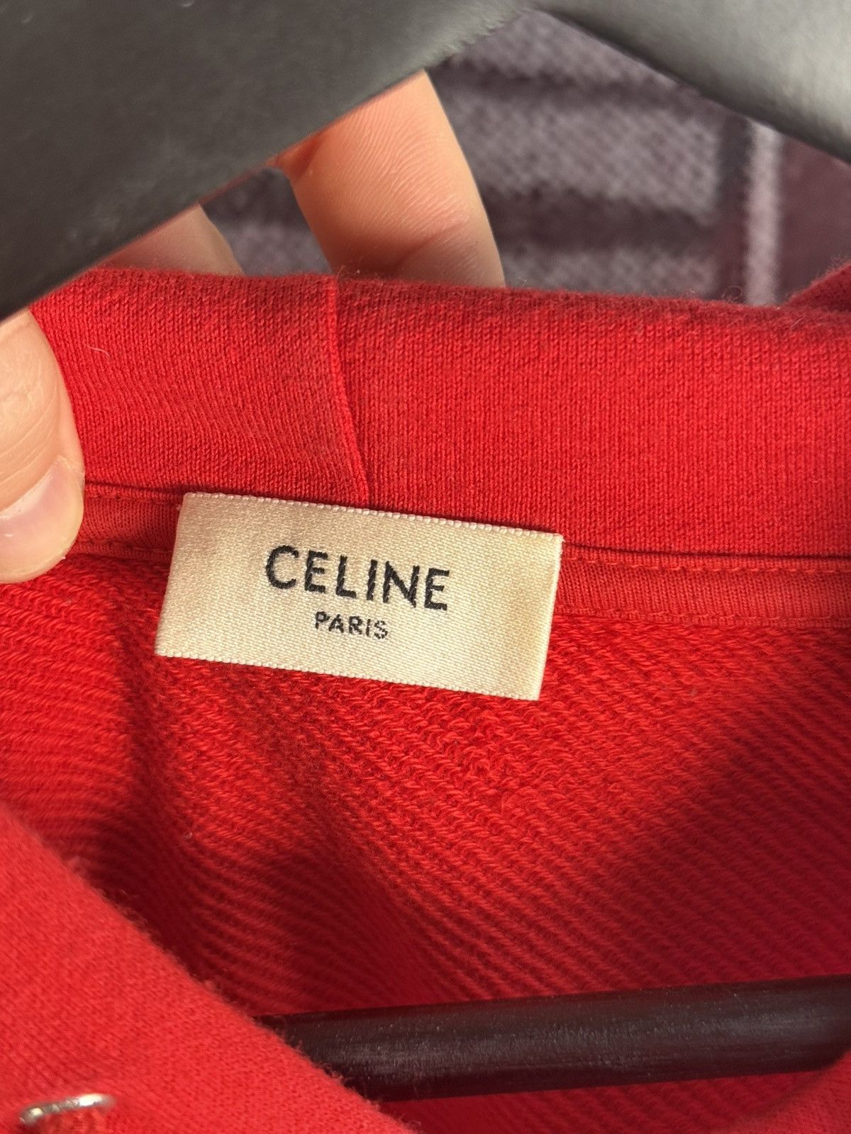 Celine ICONIC🍷 FALL/WINTER 2020 CELINE PARIS CASHMERE LOGO HOODIE Size US M / EU 48-50 / 2 - 10 Thumbnail