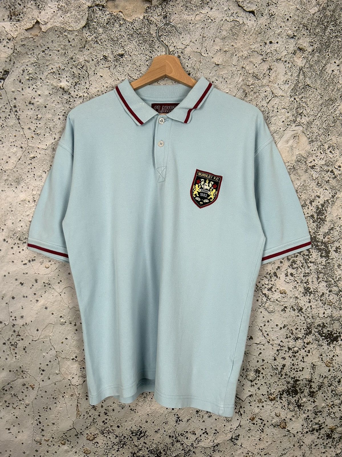 Vintage Vintage Burnley FC Soccer Jersey Polo Football Retro 90s Size US L / EU 52-54 / 3 - 1 Thumbnail