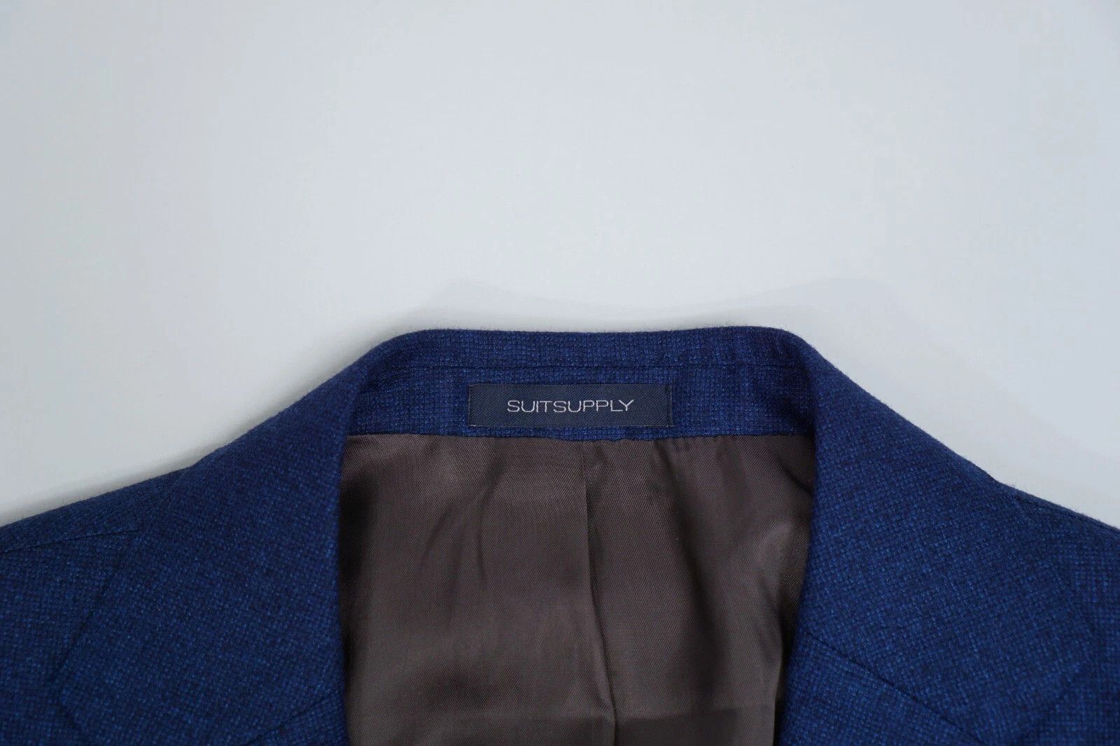 Suitsupply Men Suitsupply Blazer Lazio Blue Super 120's Size 94 US38L Size 38L - 3 Thumbnail