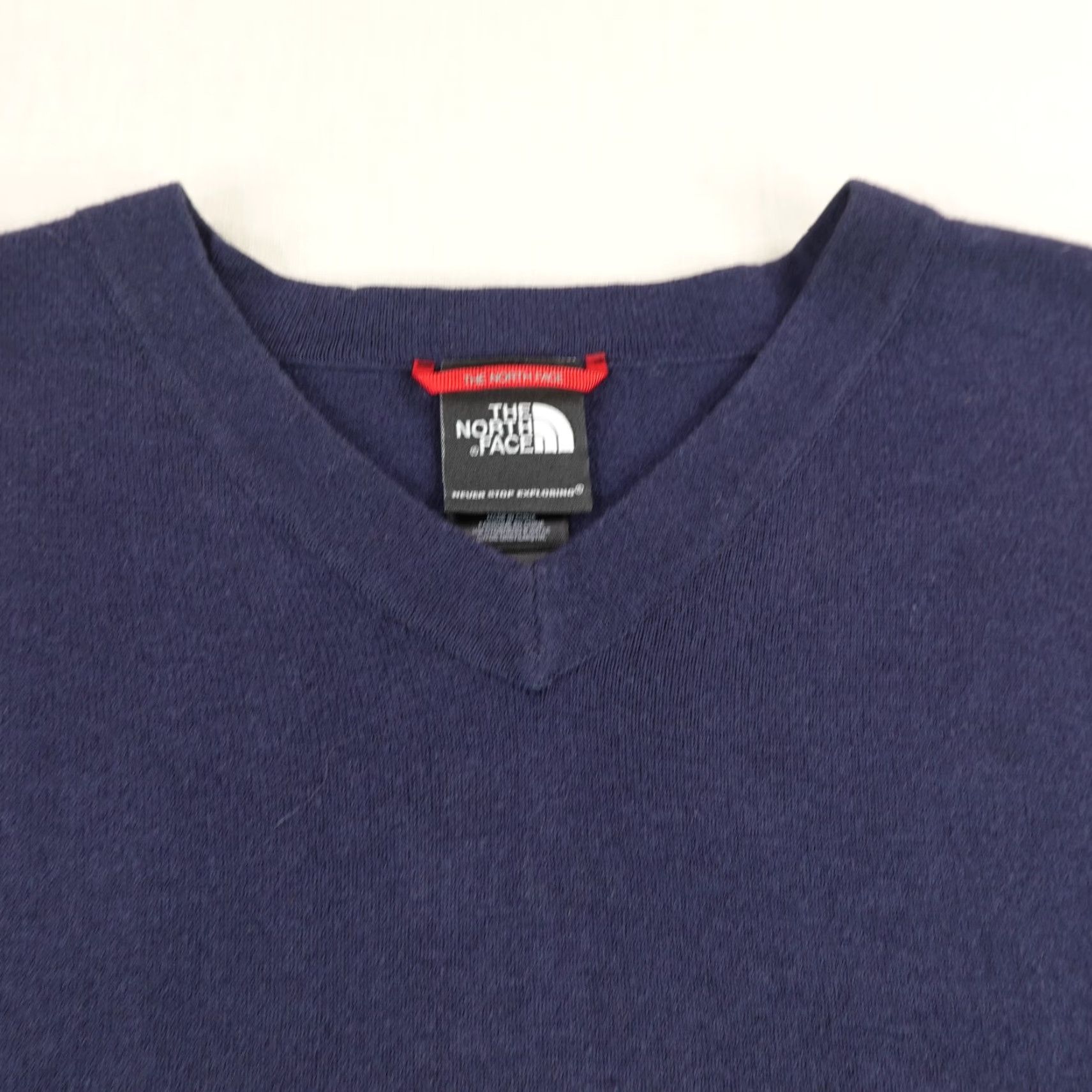 The North Face North Face Sweater Mens 2XL XXL Blue V Neck Wool Blend Pullover Lightweight Size US XXL / EU 58 / 5 - 2 Thumbnail